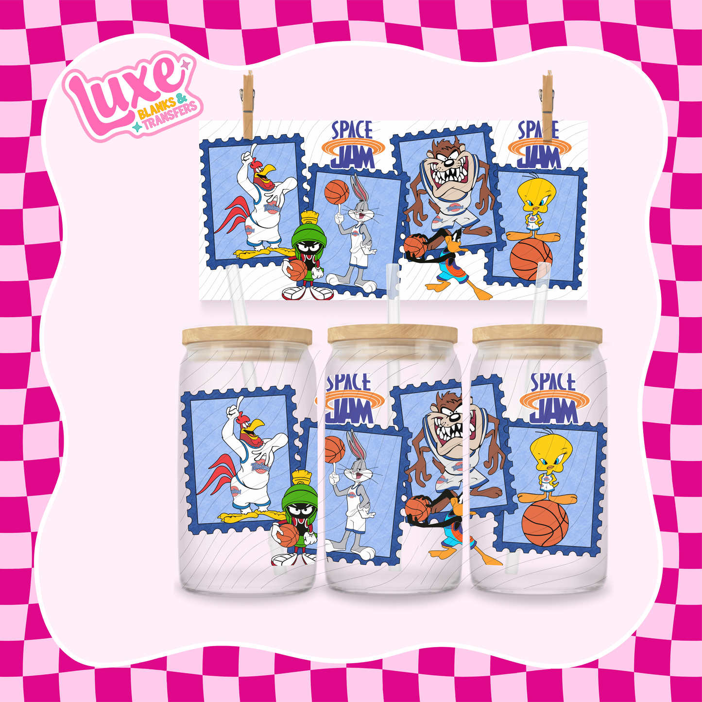 Bball Stamps | UV DTF Wrap | #1054