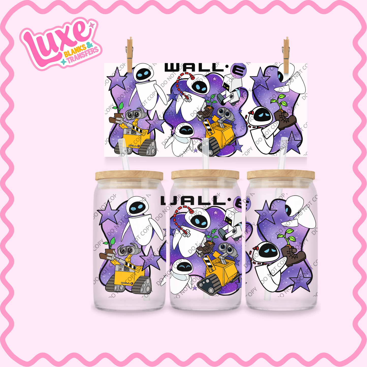 16oz UV DTF Wrap | Wall/E | #2142