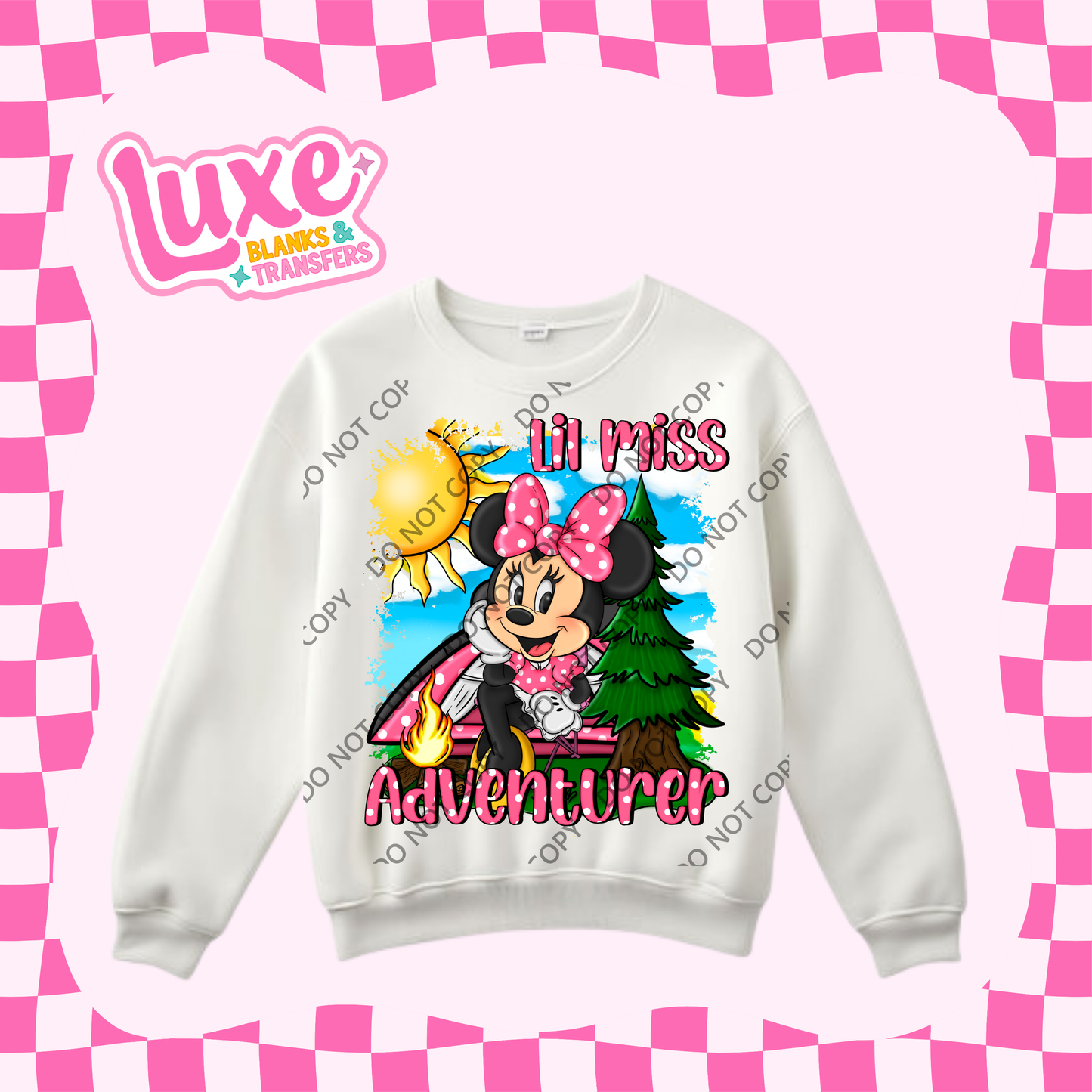 DTF Heat Transfer | Lil Miss Adventurer | #321