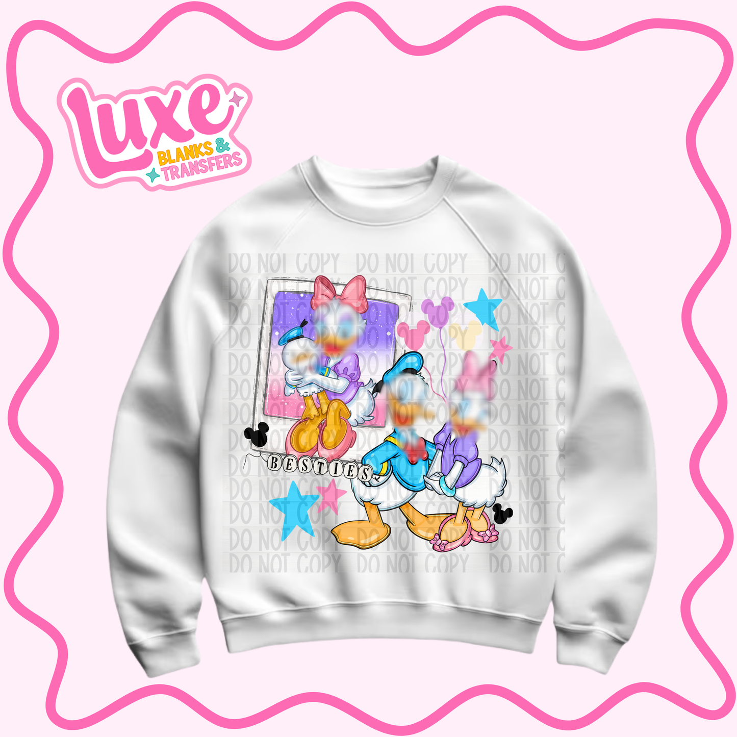 DTF Heat Transfer | Besties Duck | #1168
