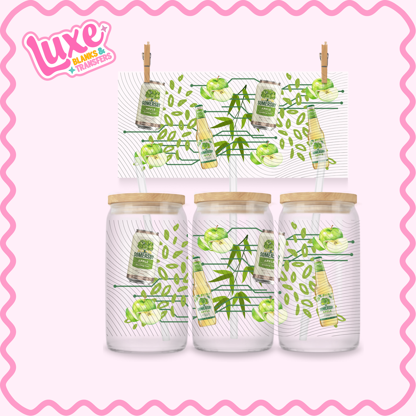 16oz UV DTF Wrap | Apple Cider | #2832