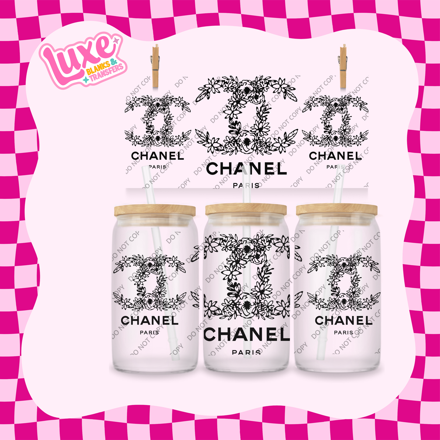 16oz UV DTF Wrap | CC Black | #2045