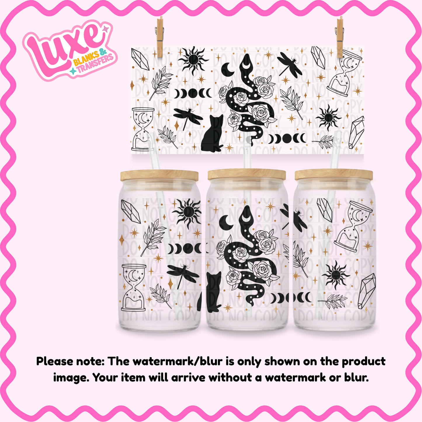 16oz UV DTF Wrap | Witchy Vibe | #4301