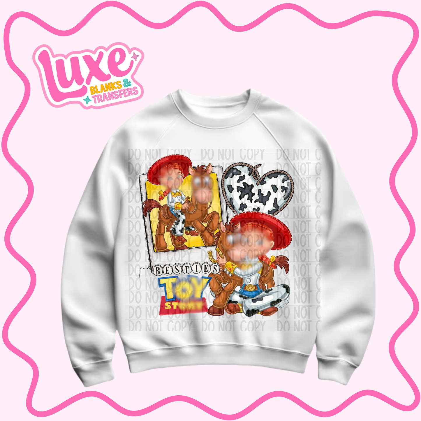 DTF Heat Transfer | Besties J3ssi3 | #1172