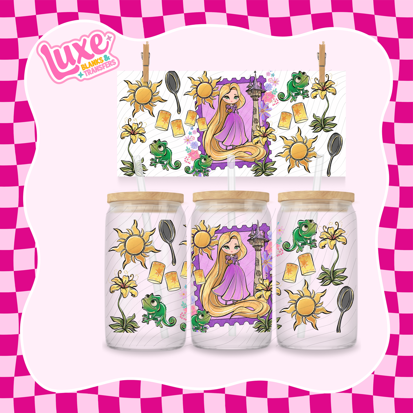 Tangle Stamps | UV DTF Wrap | #1066