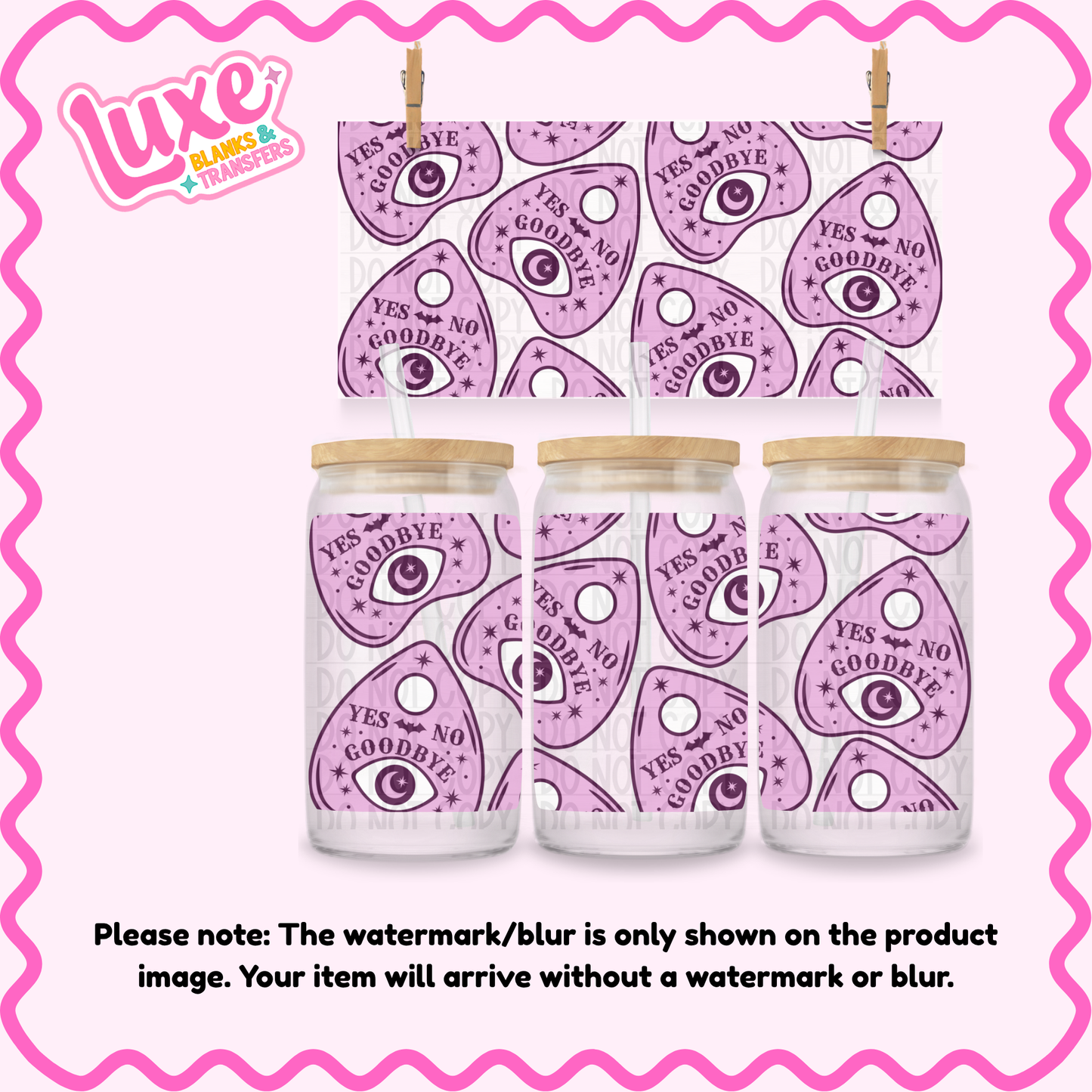 16oz UV DTF Wrap | Ouija Purple | #4308