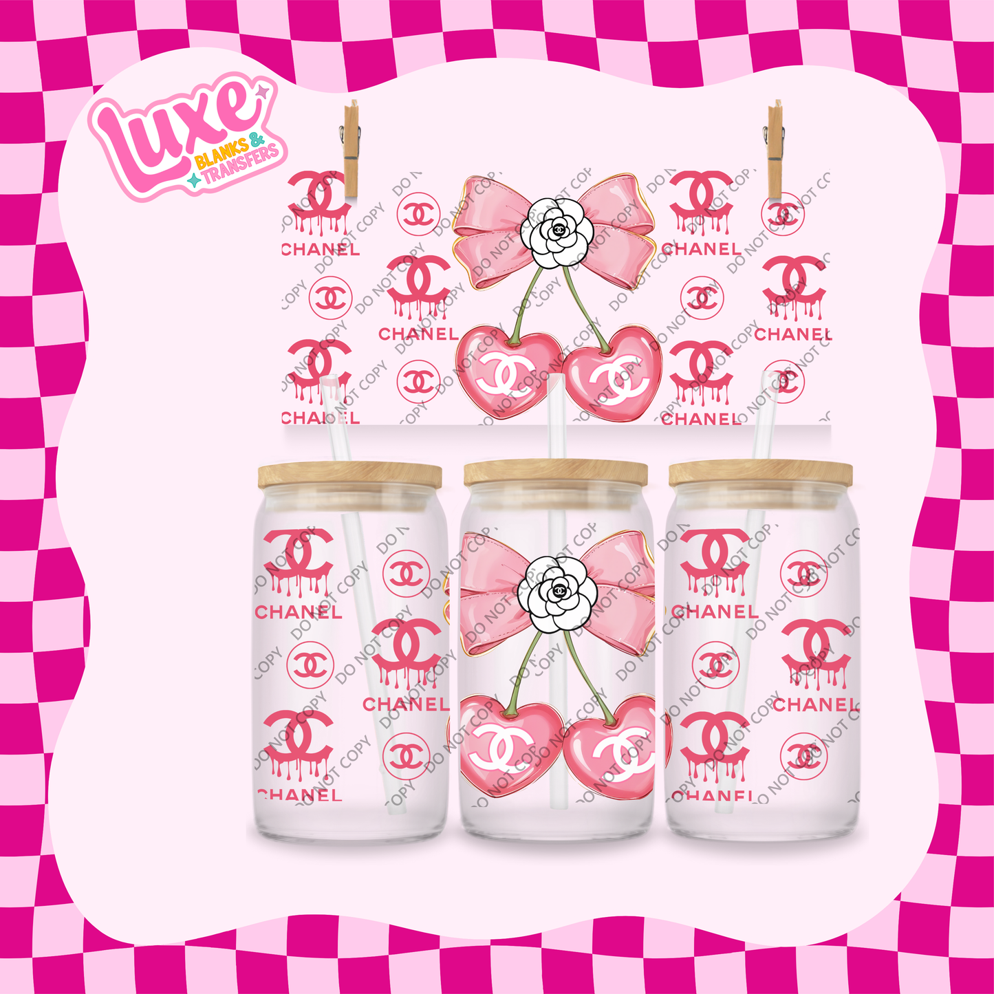 16oz UV DTF Wrap | CC Cherry 5 | #2058