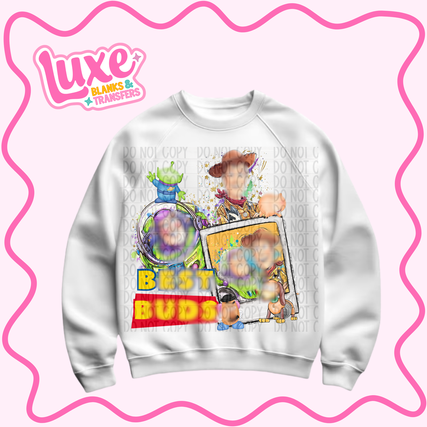 DTF Heat Transfer | Besties Toys | #1184