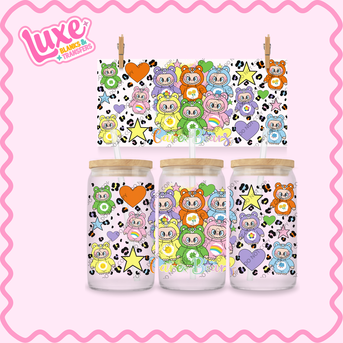 16oz UV DTF Wrap | Bubu Bear | #2144