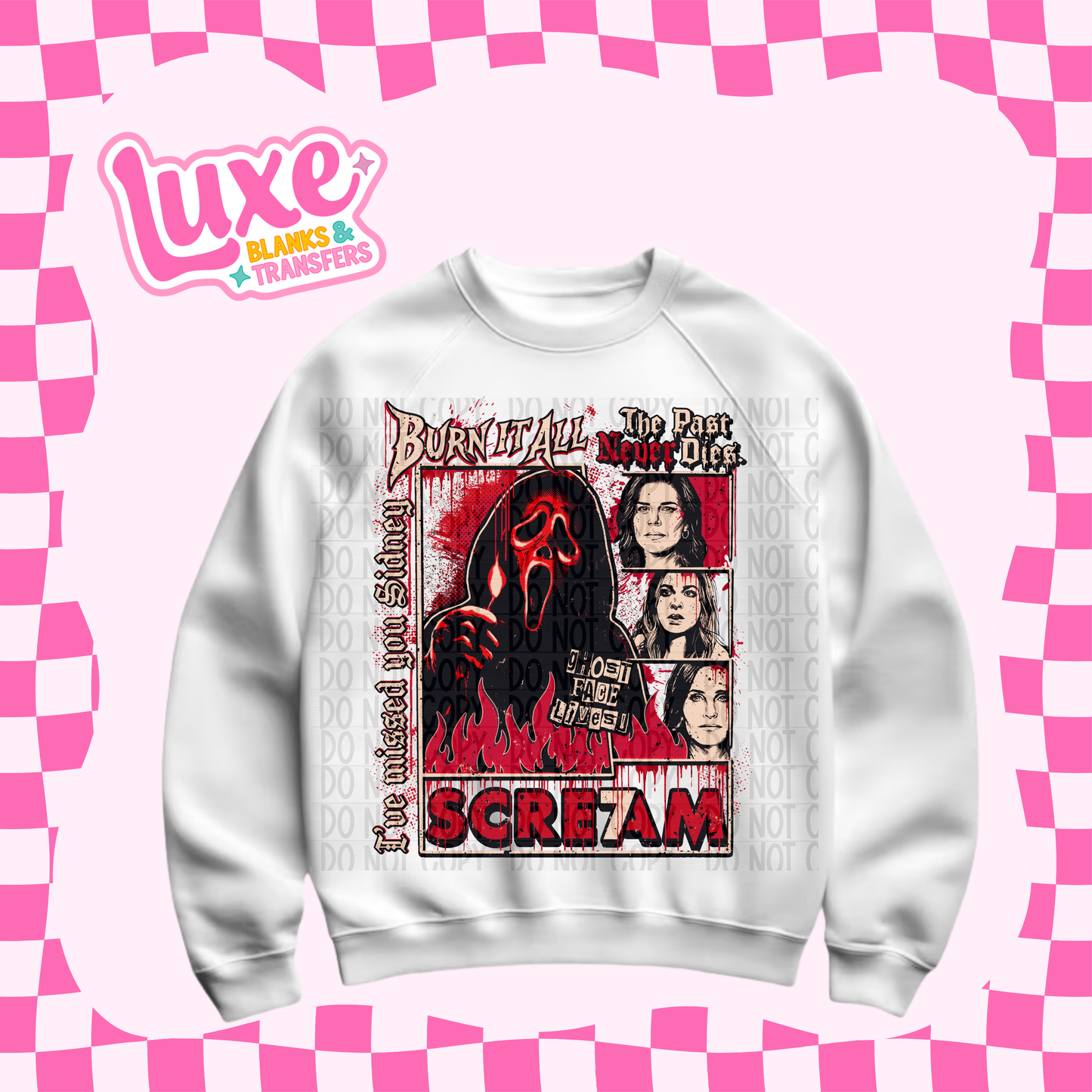 DTF Heat Transfer | Scream | #706