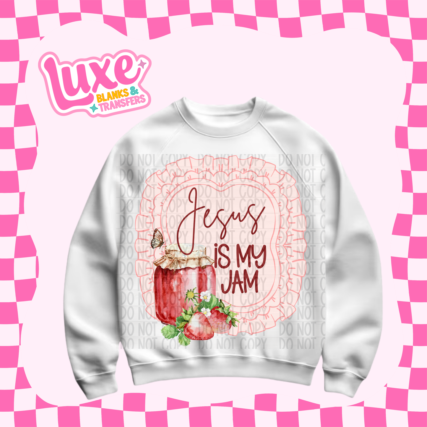 DTF Heat Transfer | Jesus Is My Jam | #708