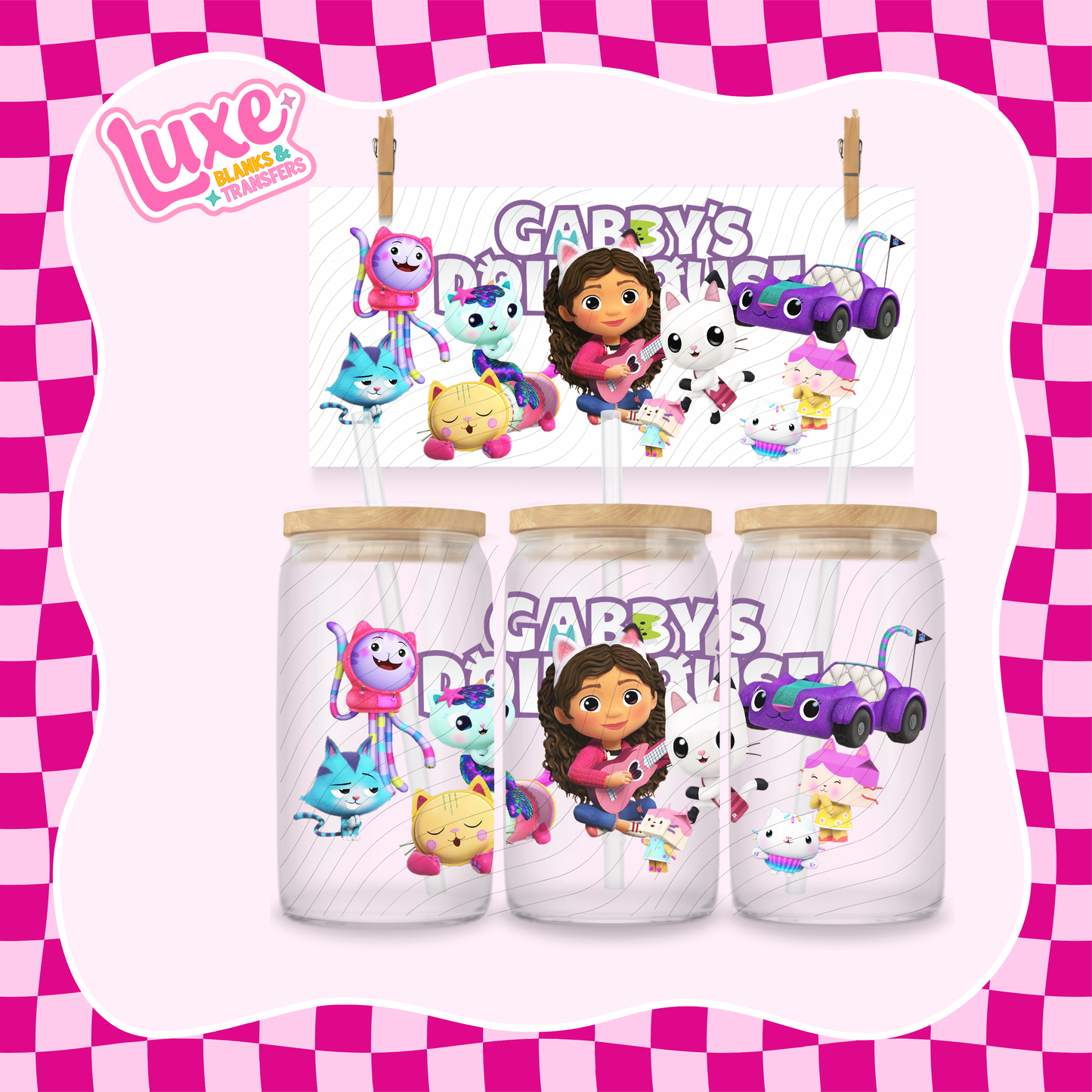 Gabbys Show | 16oz UV DTF Wrap | #1583