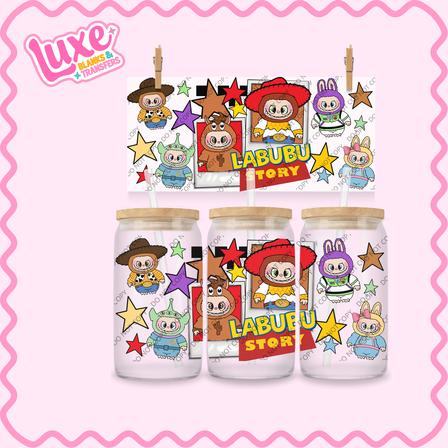 16oz UV DTF Wrap | Bubu Story | #2145