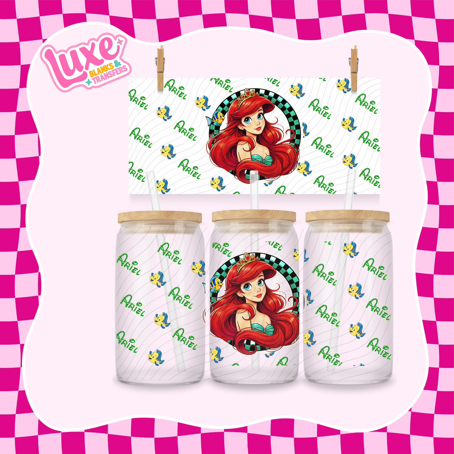 Vintage Mermaid | UV DTF Wrap | #1086