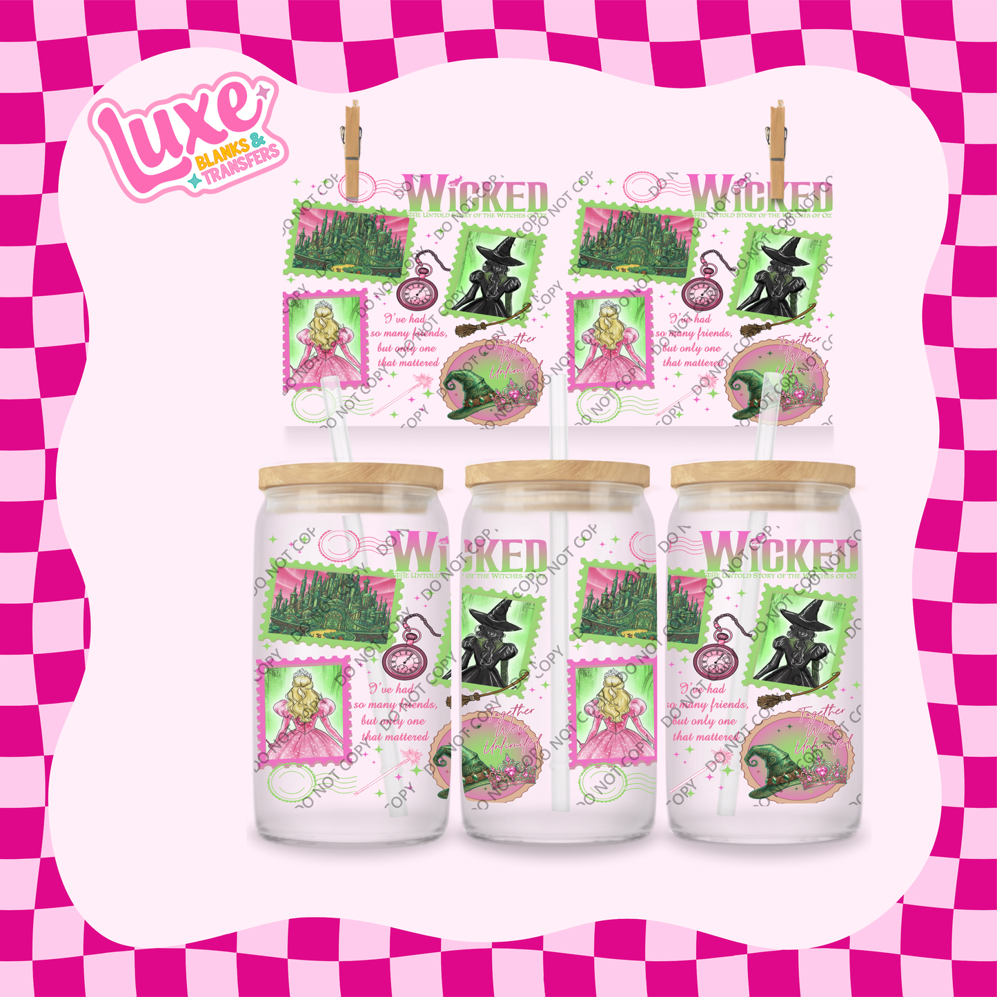 16oz UV DTF Wrap | Wicke/d Movie | #2077