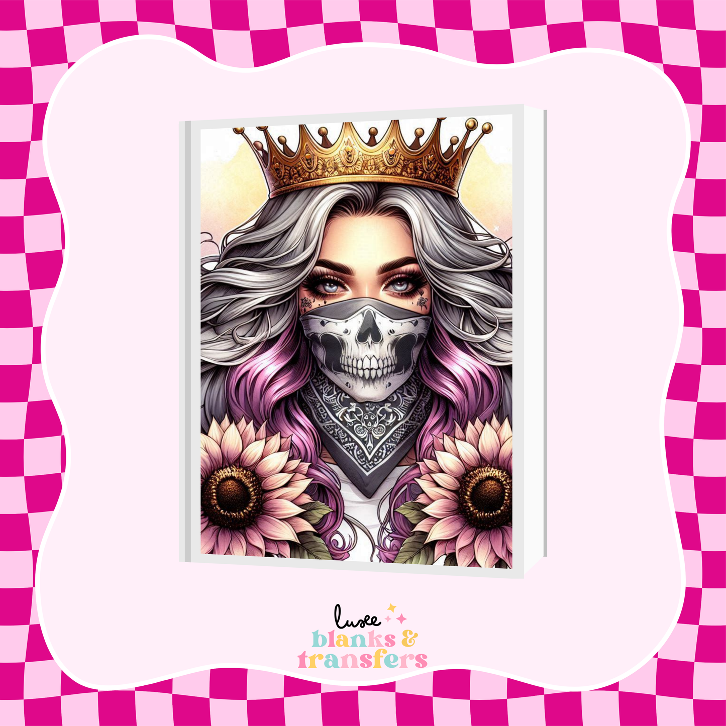 Tattoo Girl A5 Journal UV DTF Transfer (#A41)