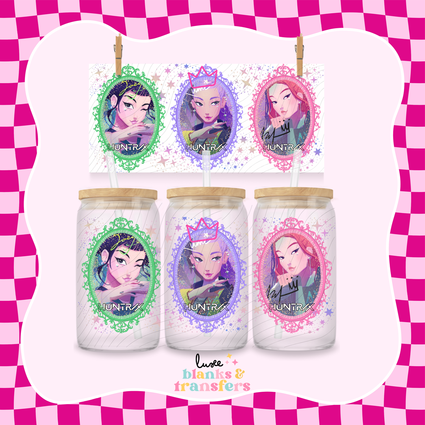 K-Pop Style 2`UV DTF Wrap (#668)