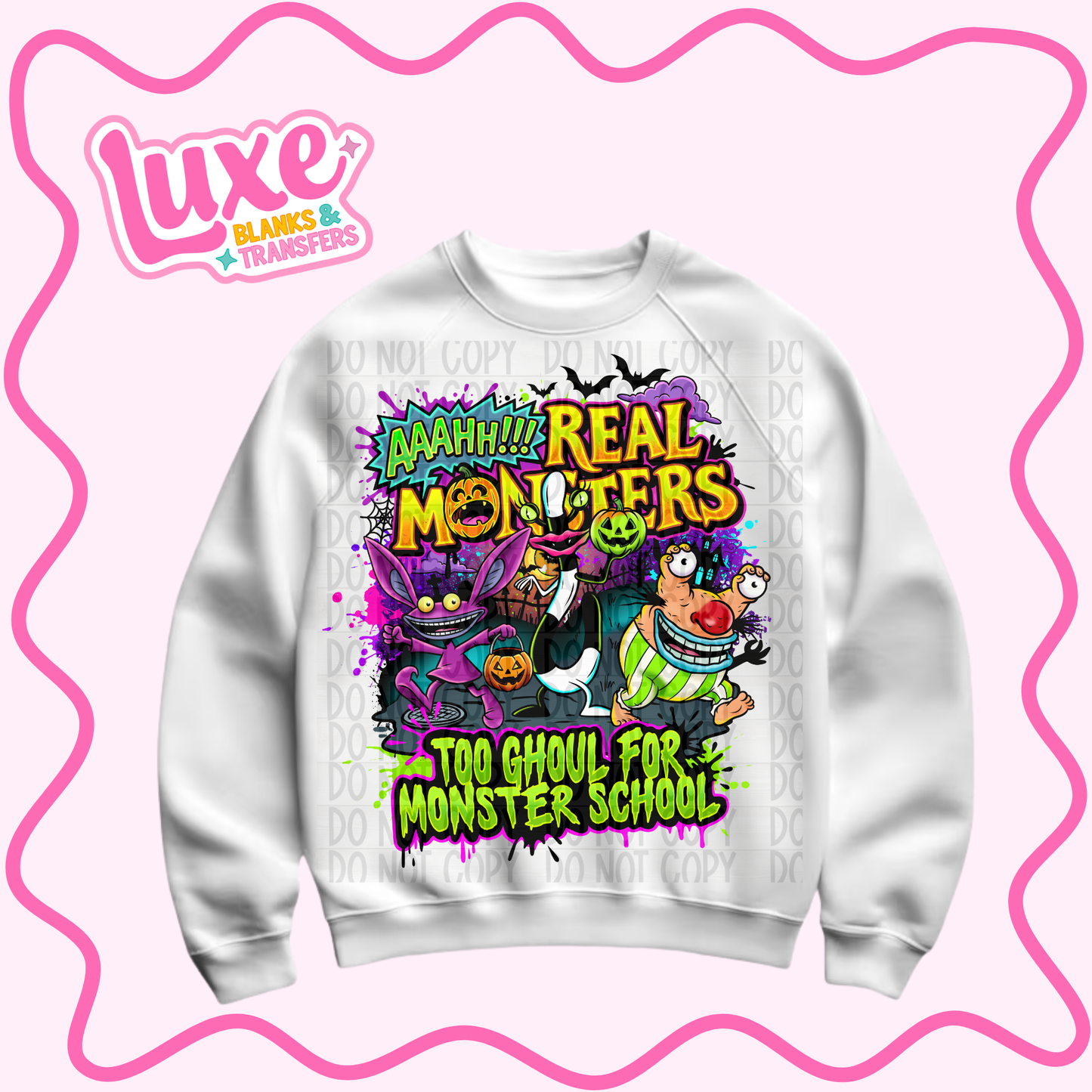 DTF Heat Transfer | The Real Monsters | #1209