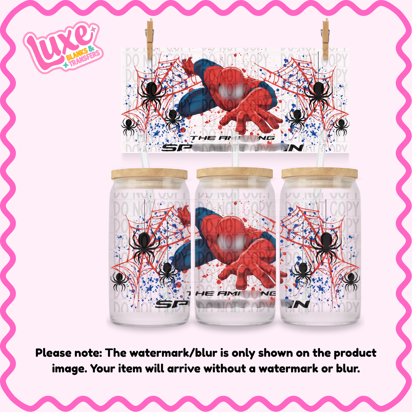 16oz UV DTF Wrap | Sp1d3r Web | #1869