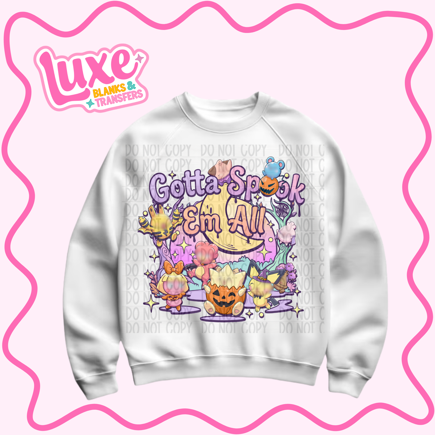 DTF Heat Transfer | Pokey Spook | #1212