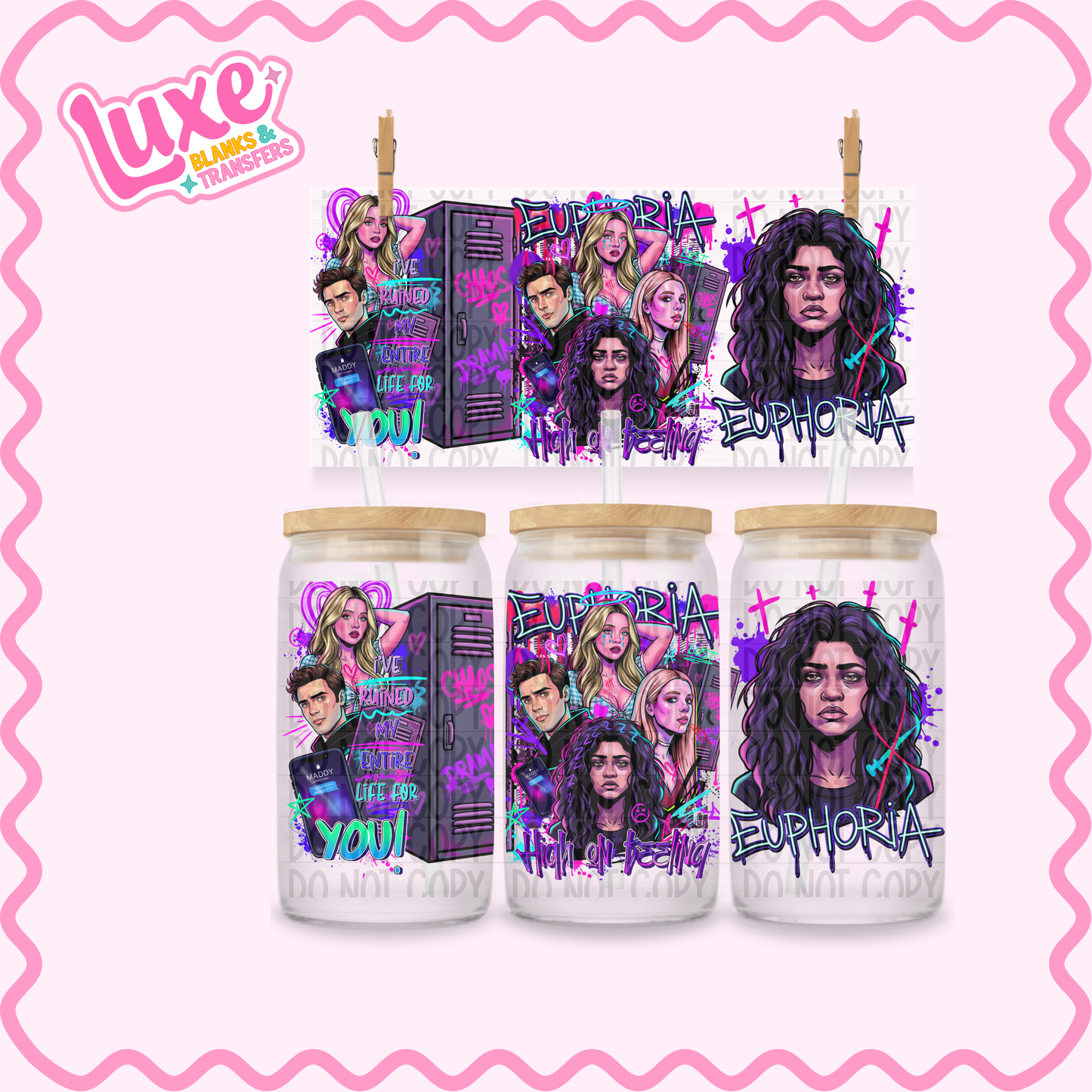 16oz UV DTF Wrap | Euphoria | #3360