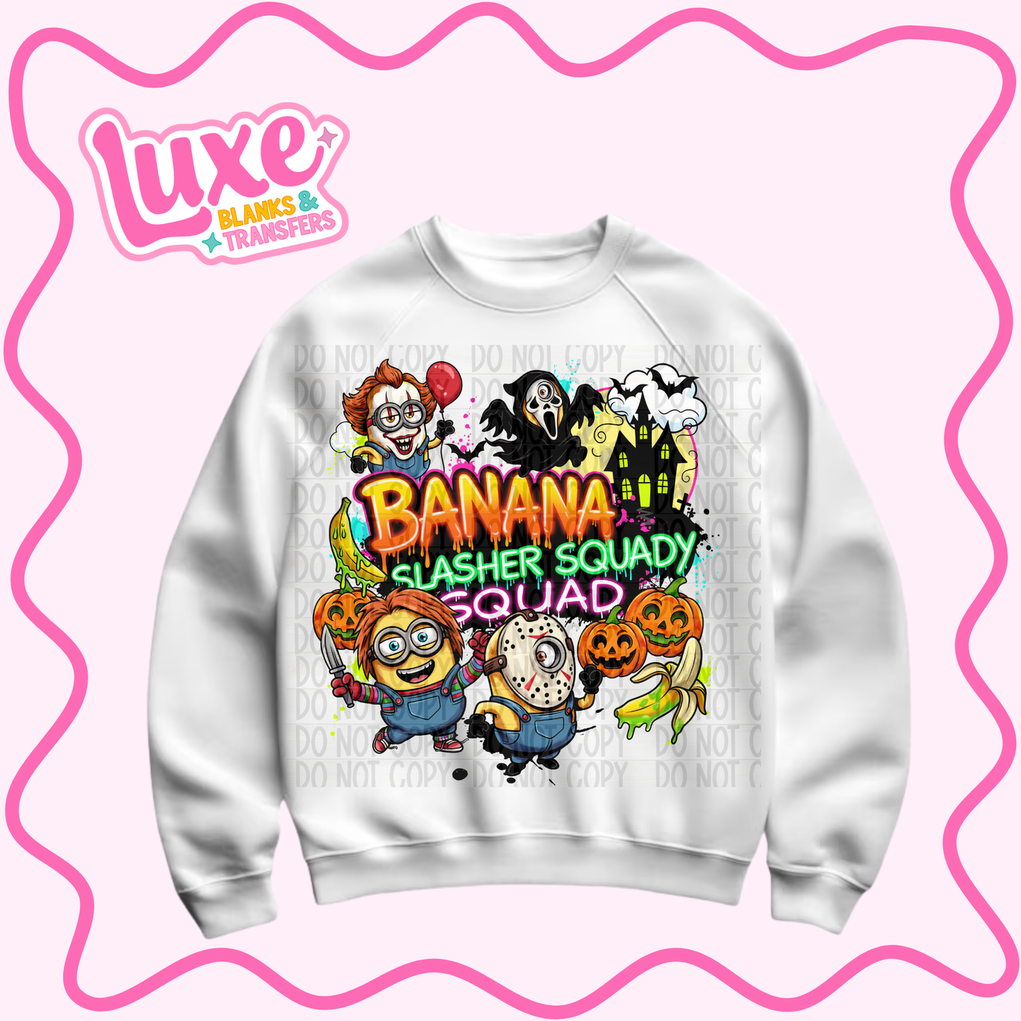 DTF Heat Transfer | Spook Banana | #1224