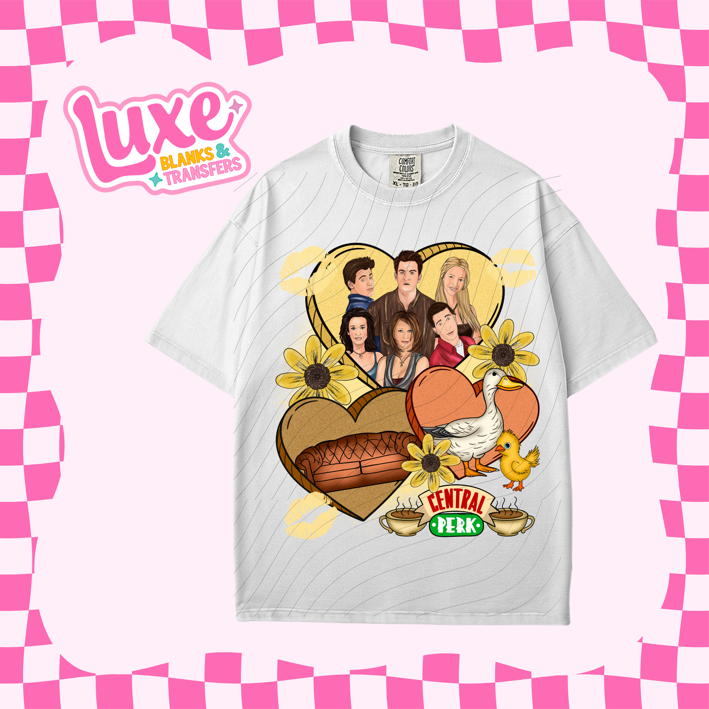 Friends Hearts | DTF Heat Transfer | #04