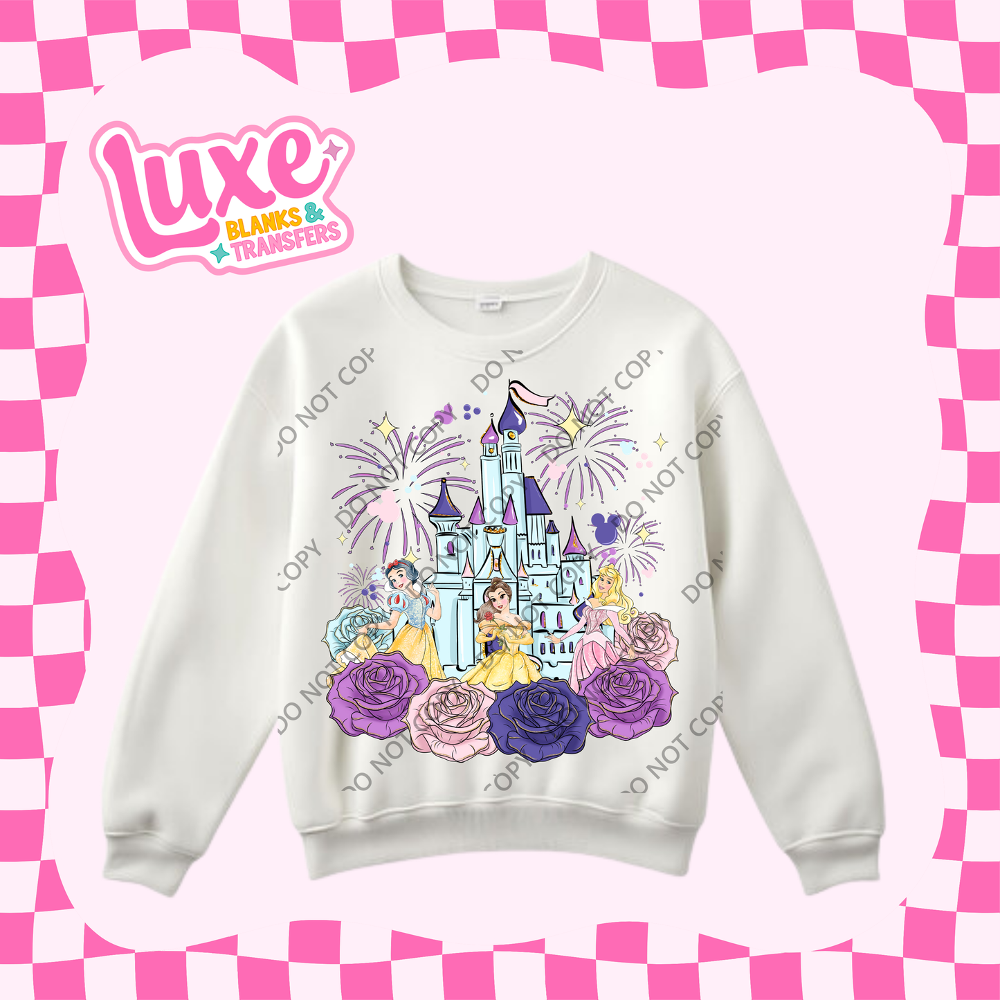 DTF Heat Transfer | Princess Castle 4 | #331