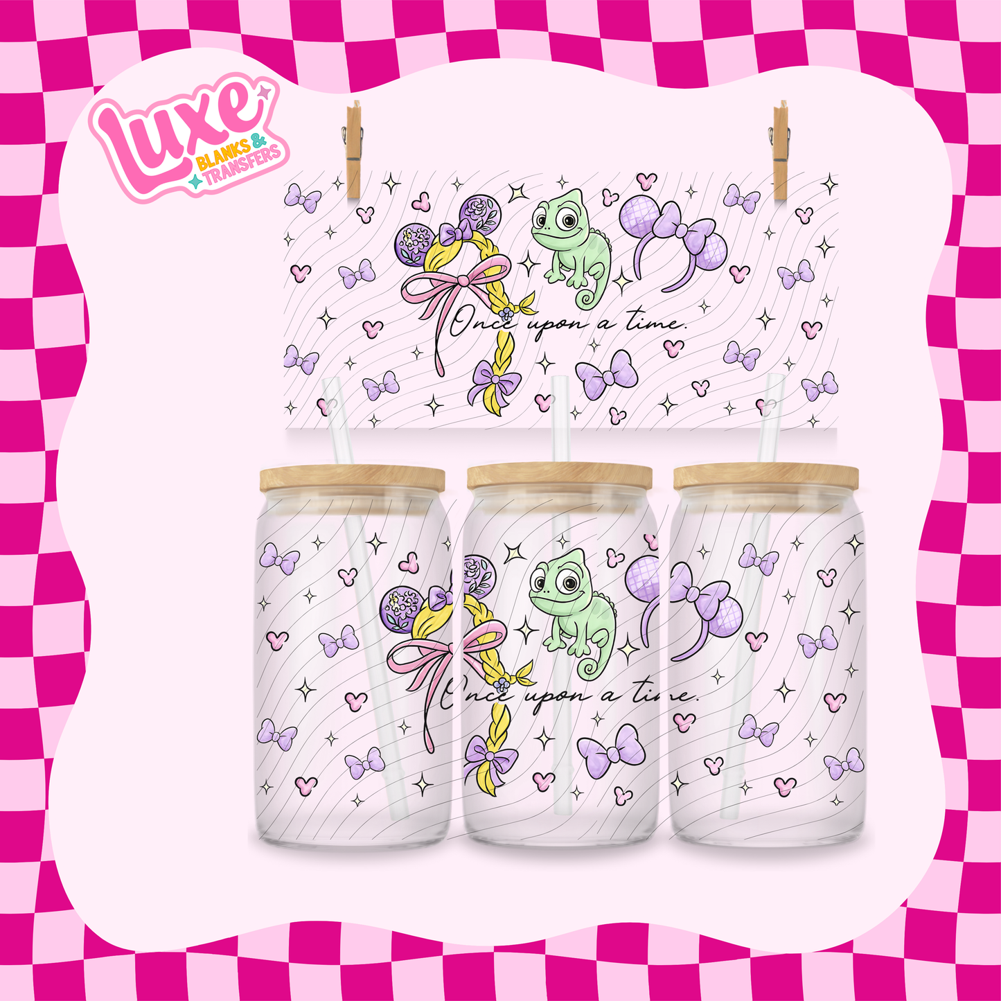 Tangle Dis. Ears| 16oz UV DTF Wrap | #1671