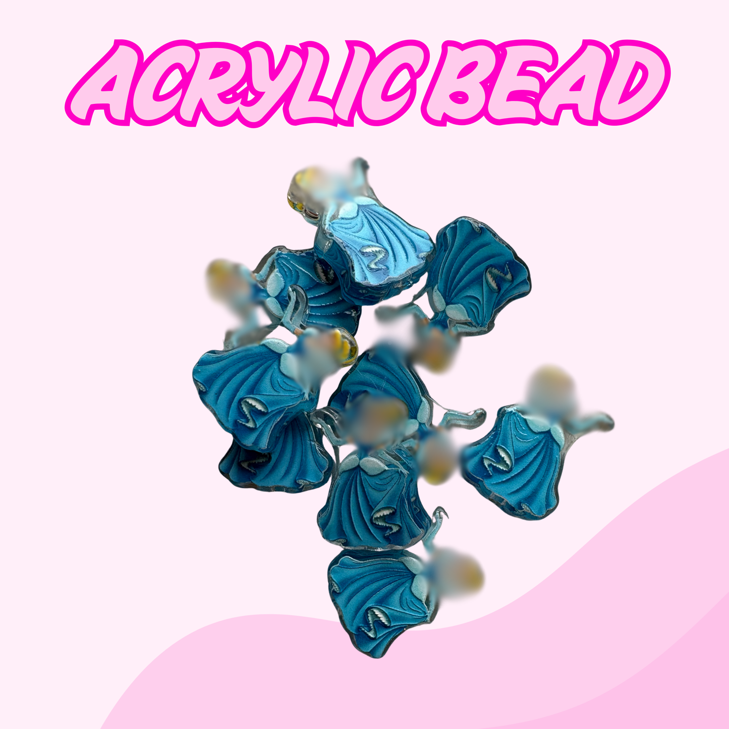Flatback Acrylic Bead | Princess