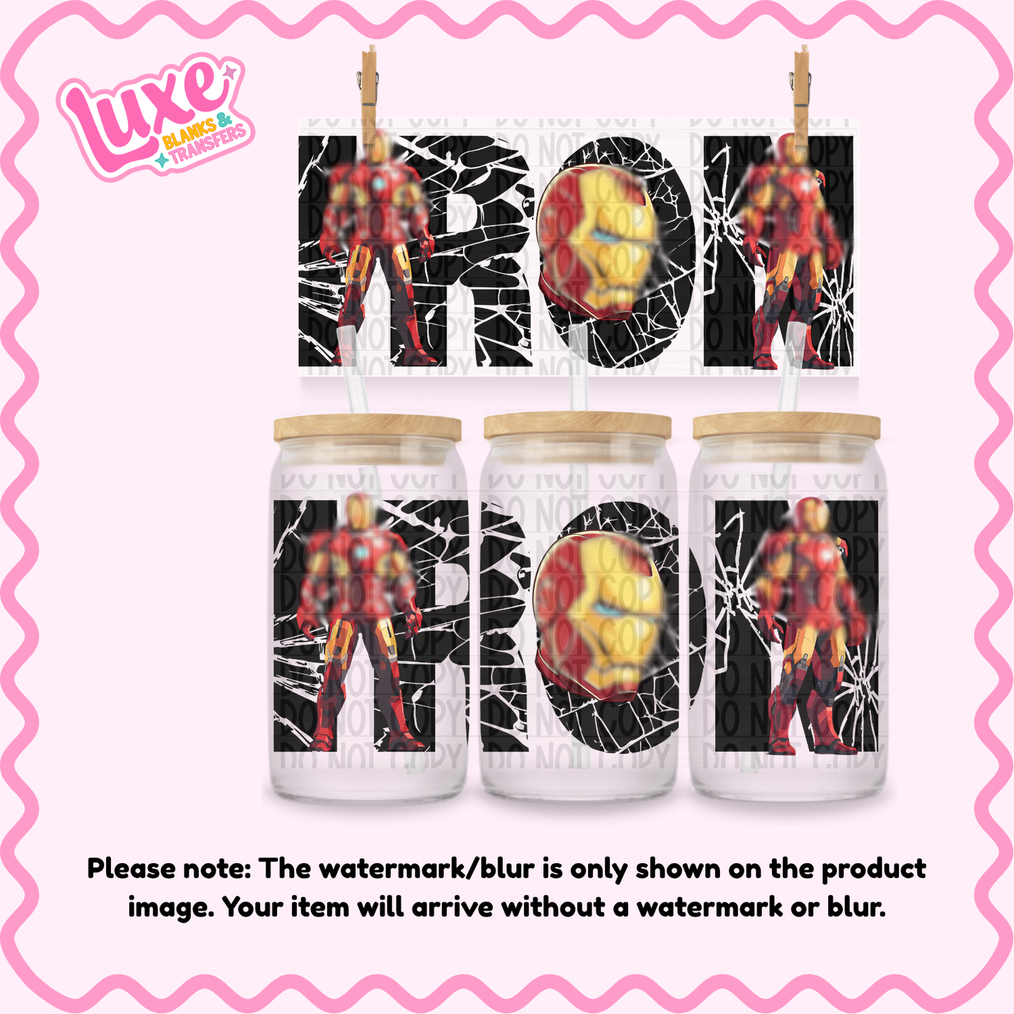16oz UV DTF Wrap | 1ron Guy | #N27