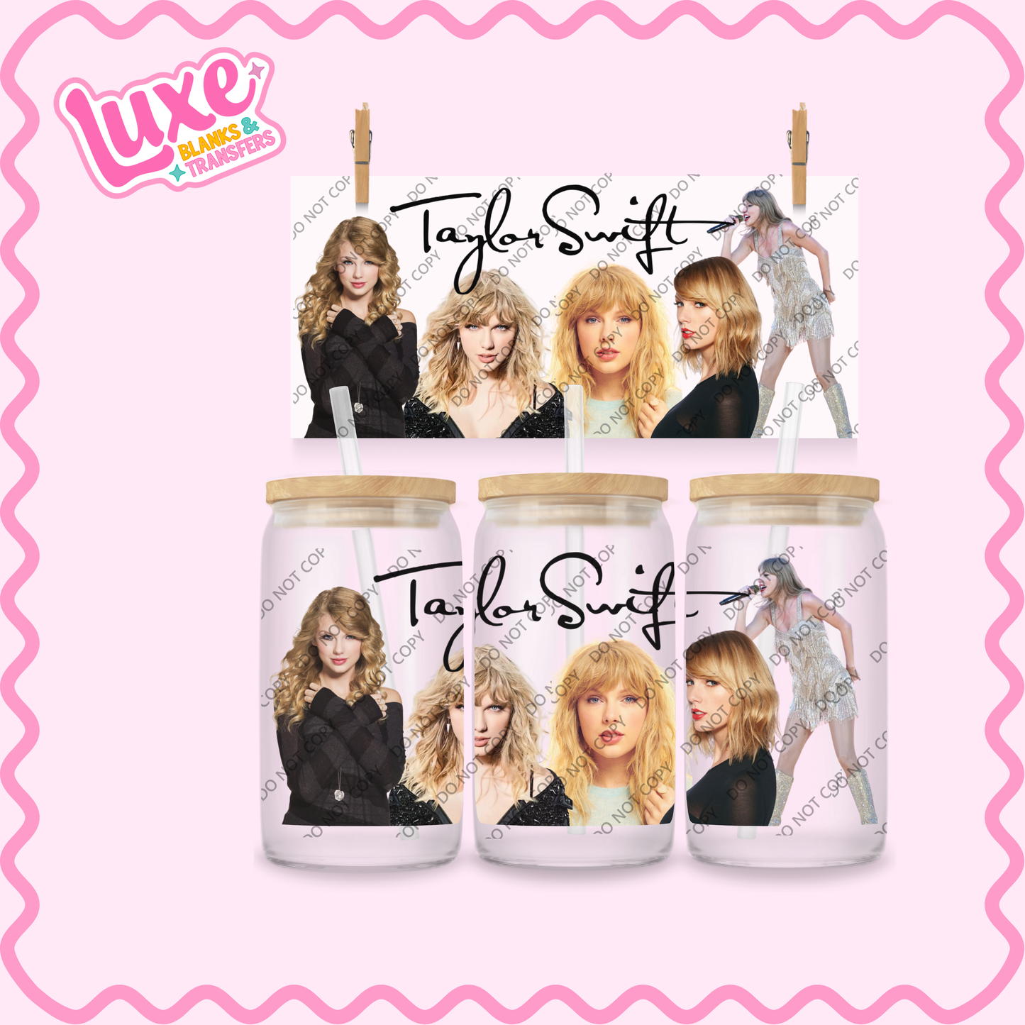 16oz UV DTF Wrap | T.Swift Singer | #2157