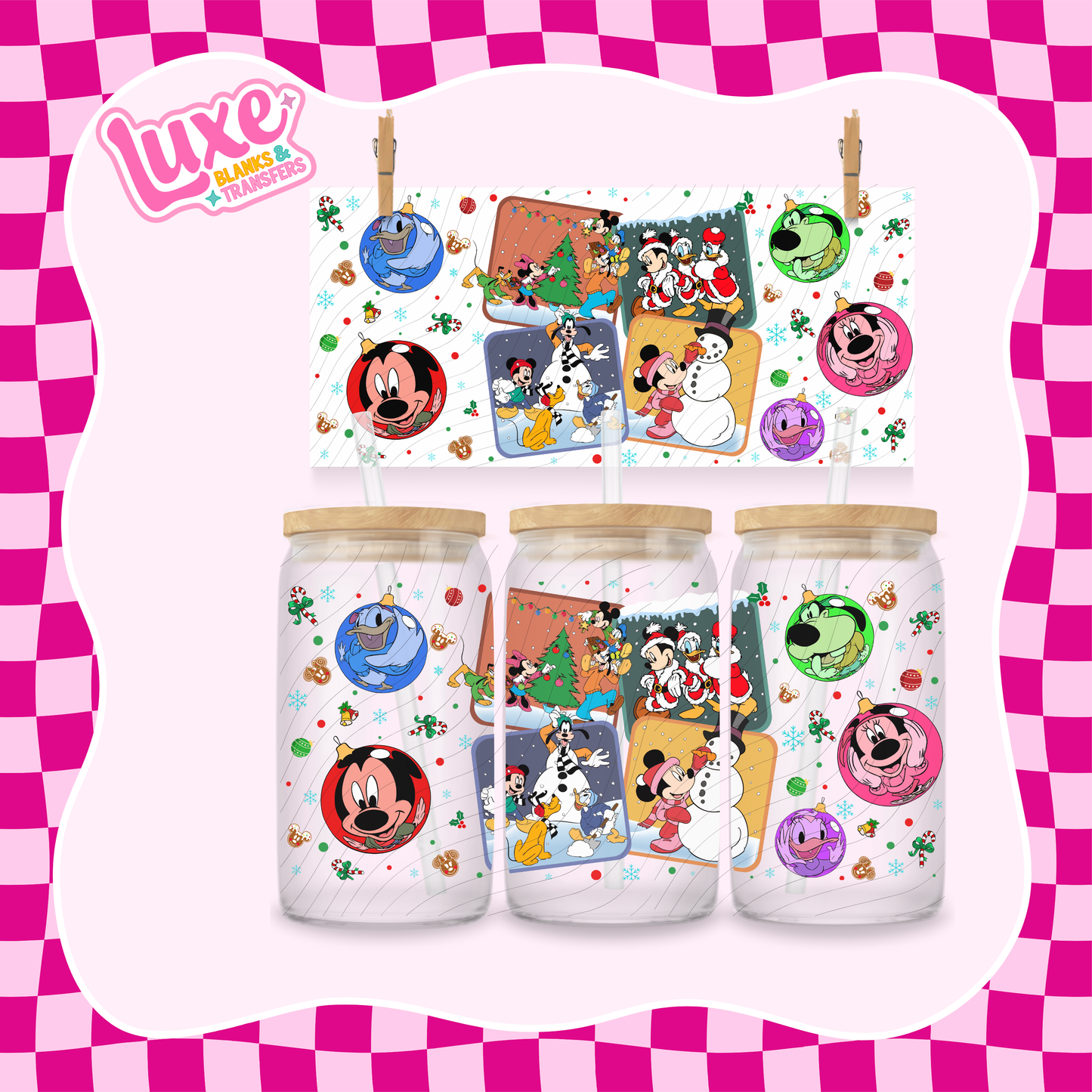 Character Baubles | UV DTF Wrap | #1185