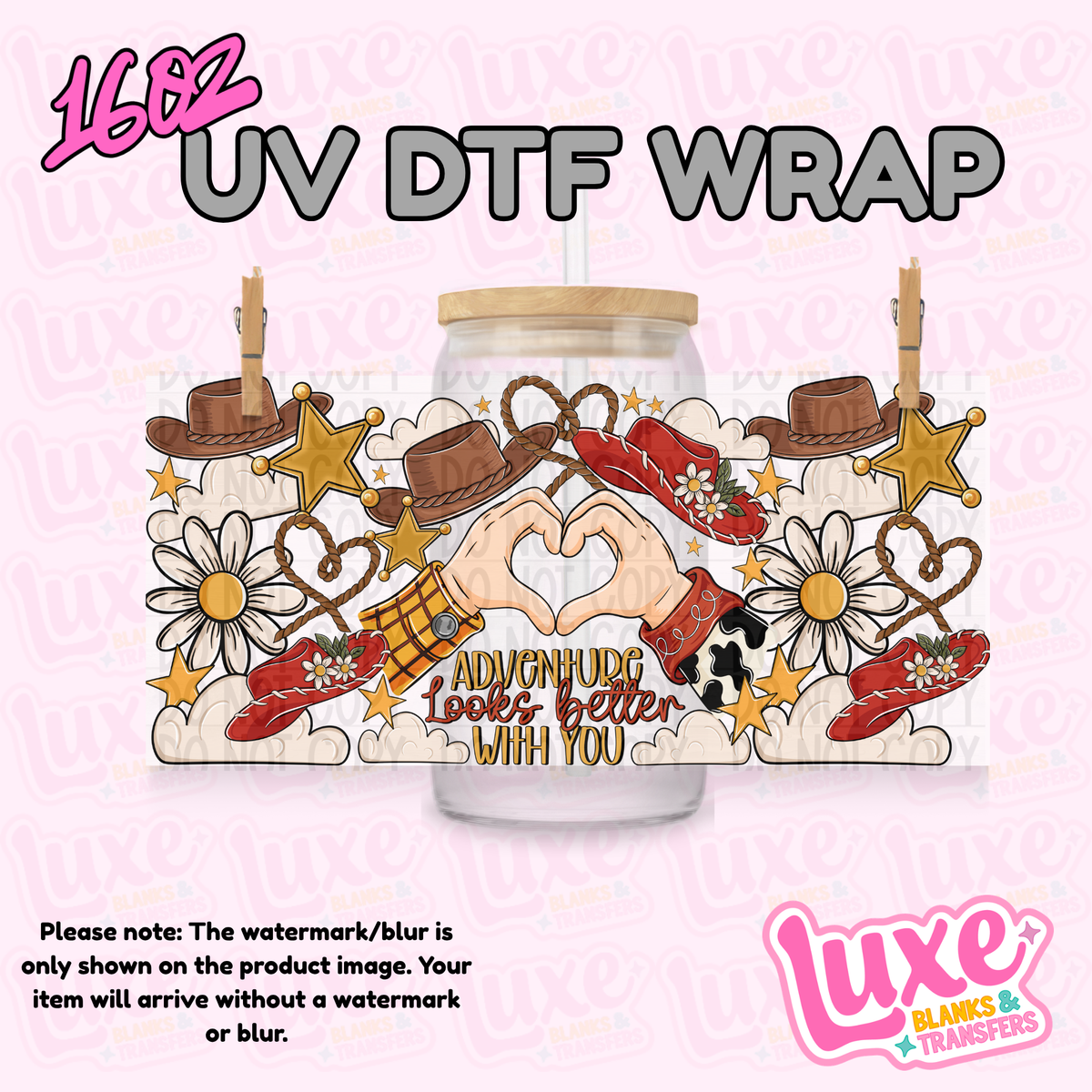 16oz UV DTF Wrap | Adventure T0ys | #4376