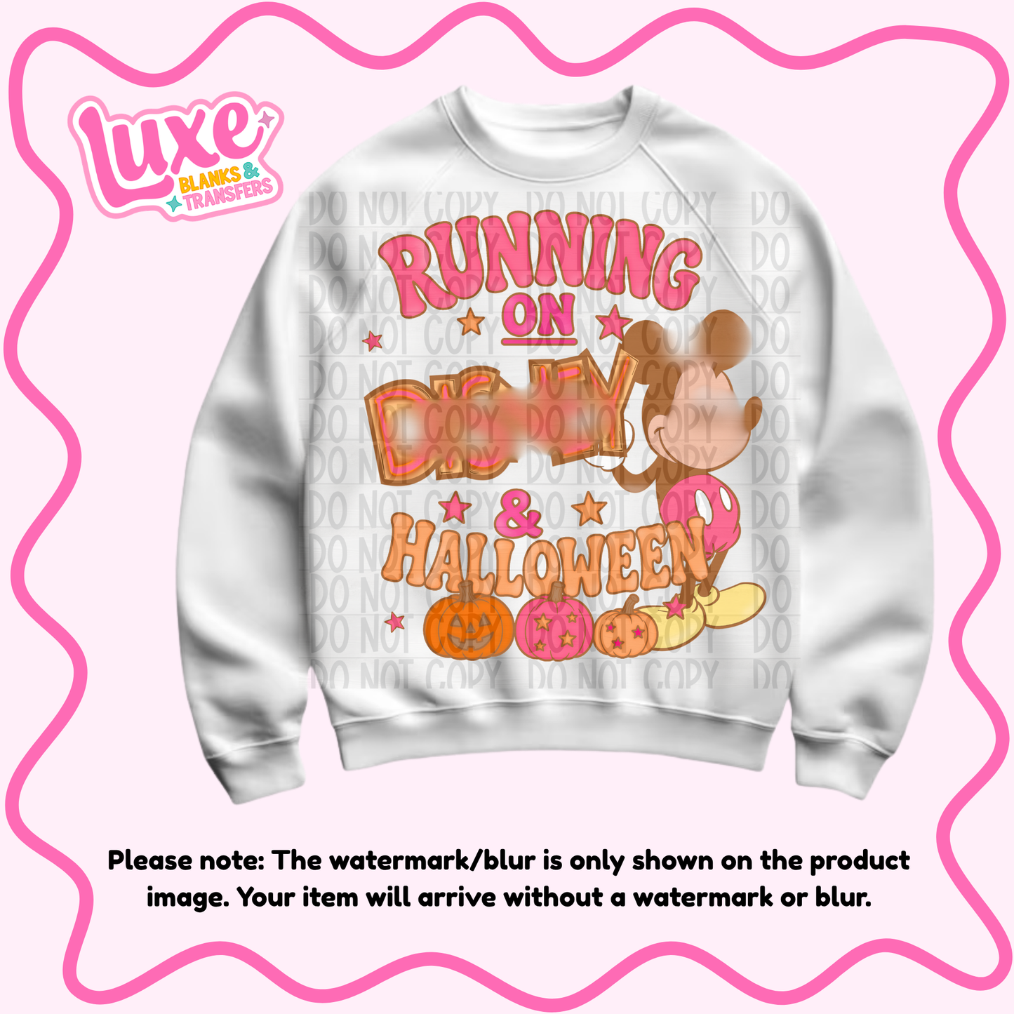 DTF Heat Transfer | Mouse Halloween | #1336