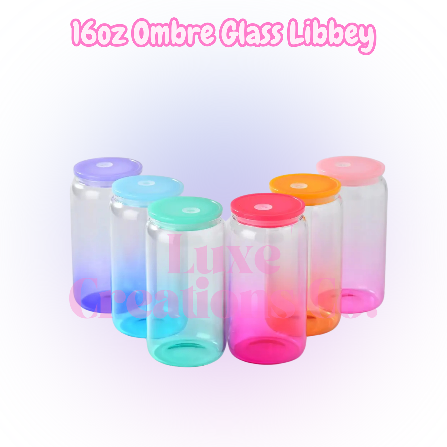 16oz Ombre Glass Libbey