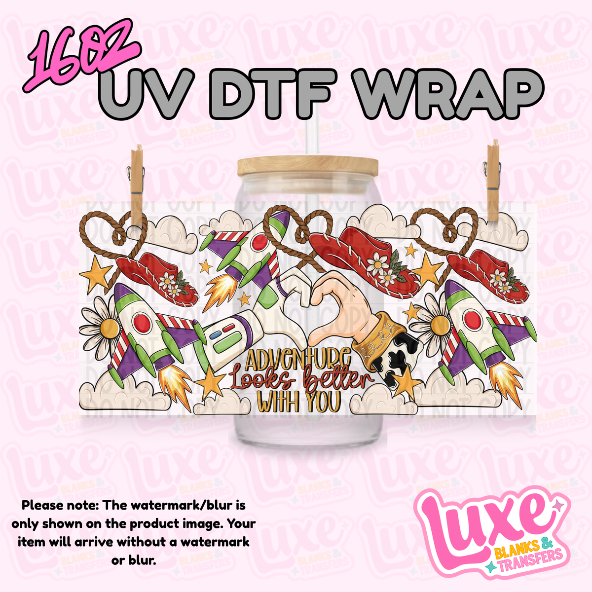16oz UV DTF Wrap | Adventure T0ys | #4377