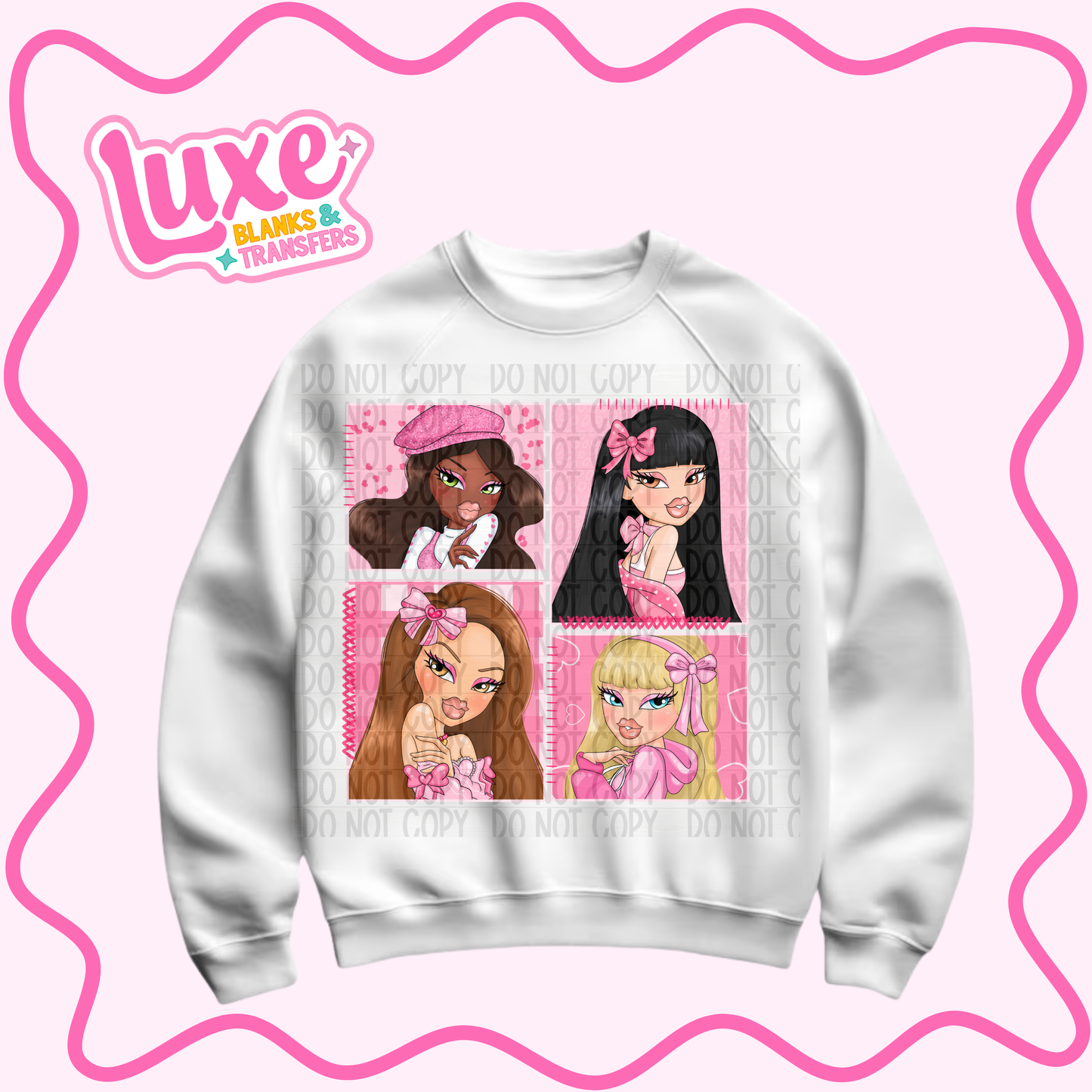 DTF Heat Transfer | Brat/z Pink Collage | #798