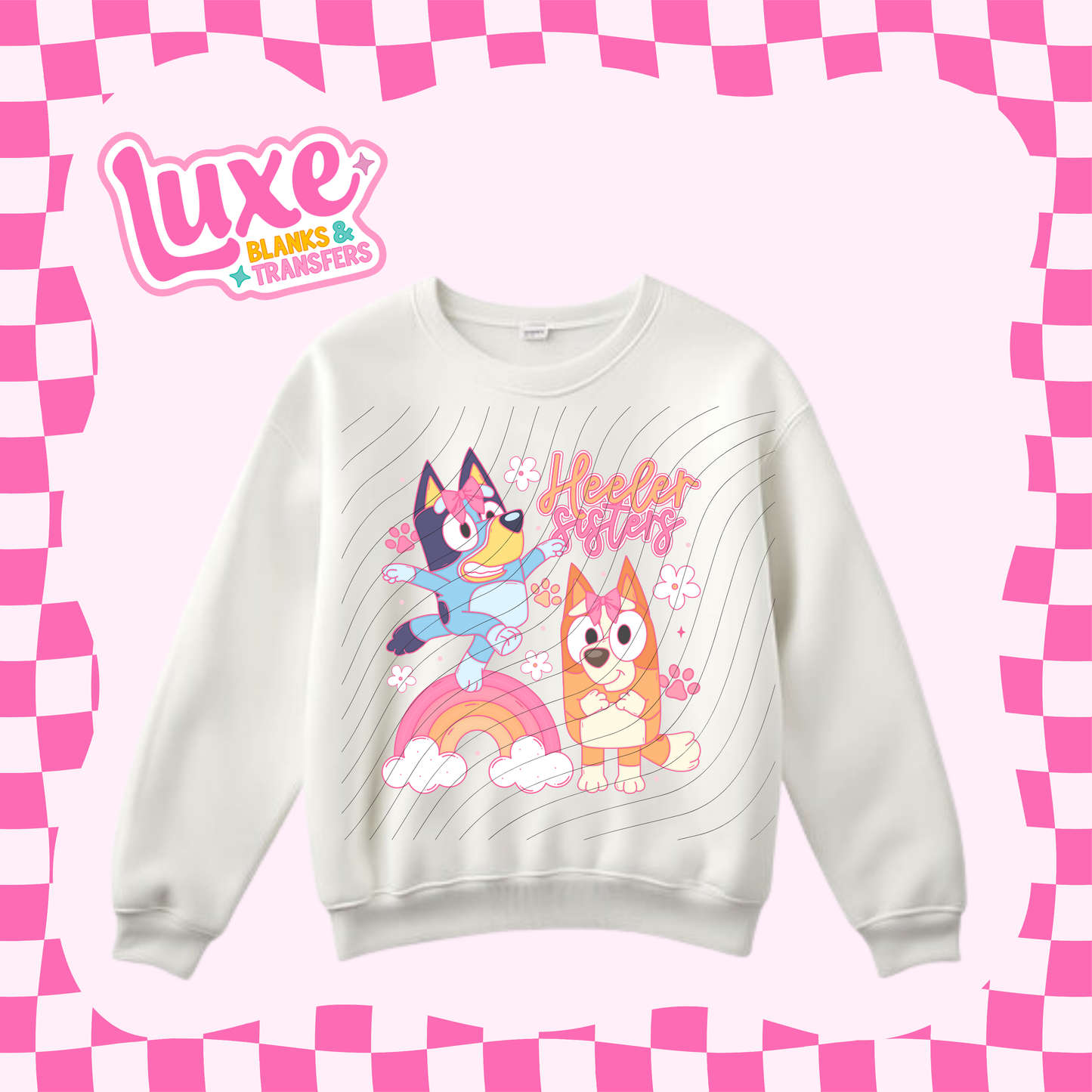 DTF Heat Transfer | Heeler Sisters | #304
