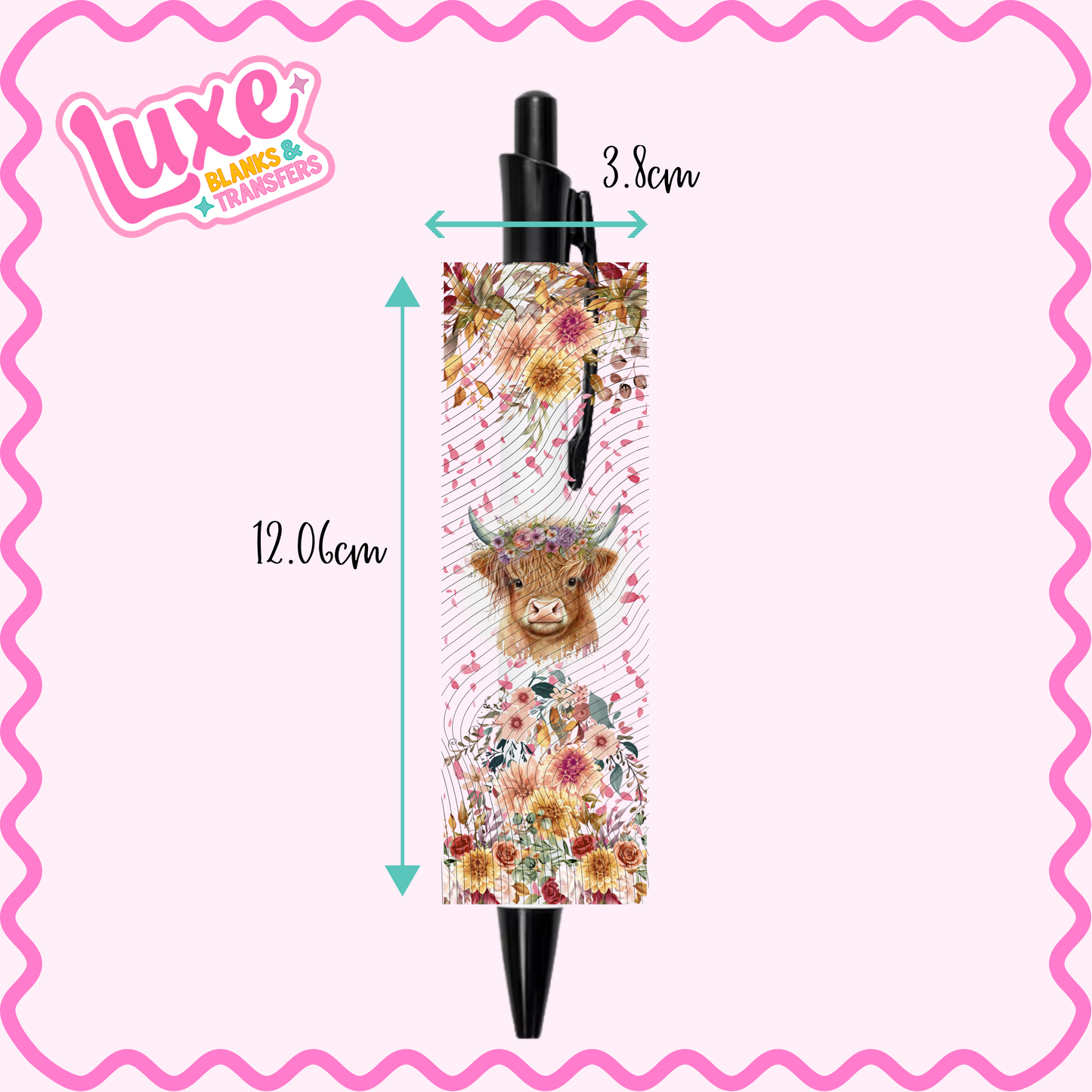 UV DTF Pen Wrap | Highland 2 | #06