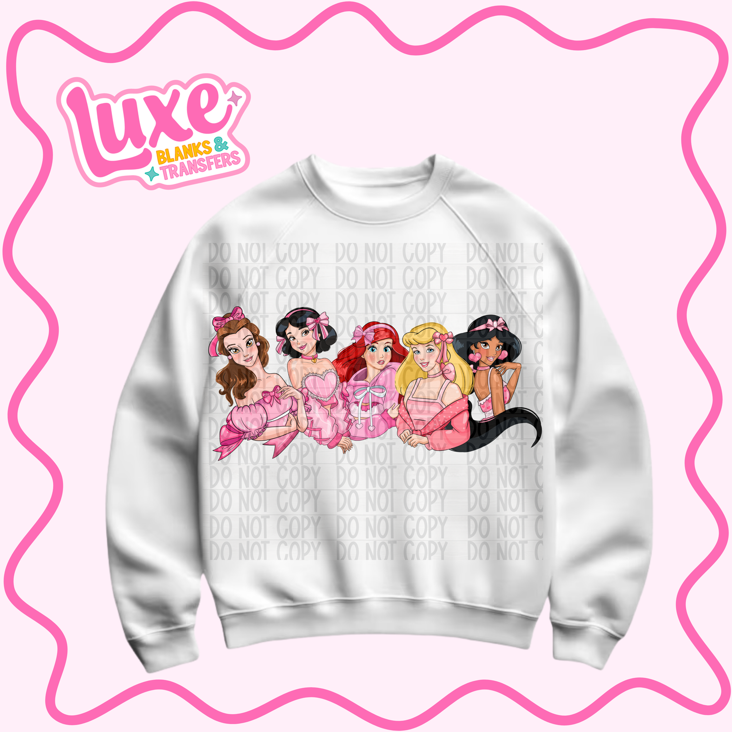 DTF Heat Transfer | Princesses Pink | #803