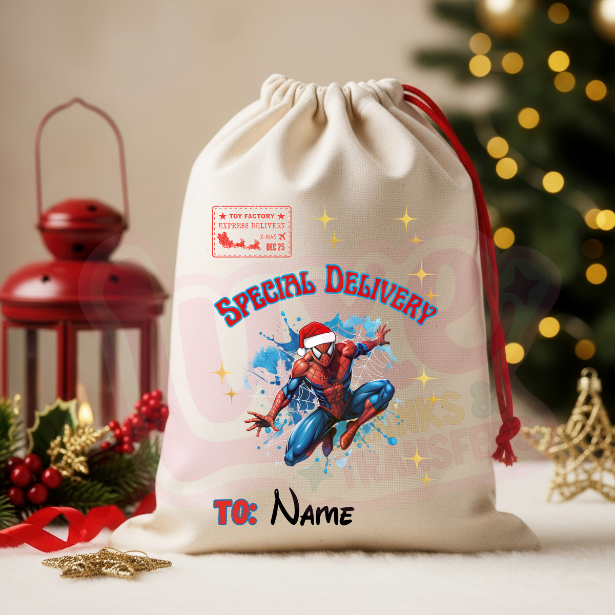 Sp1d3y | Santa Sack DTF Heat Transfer | #76