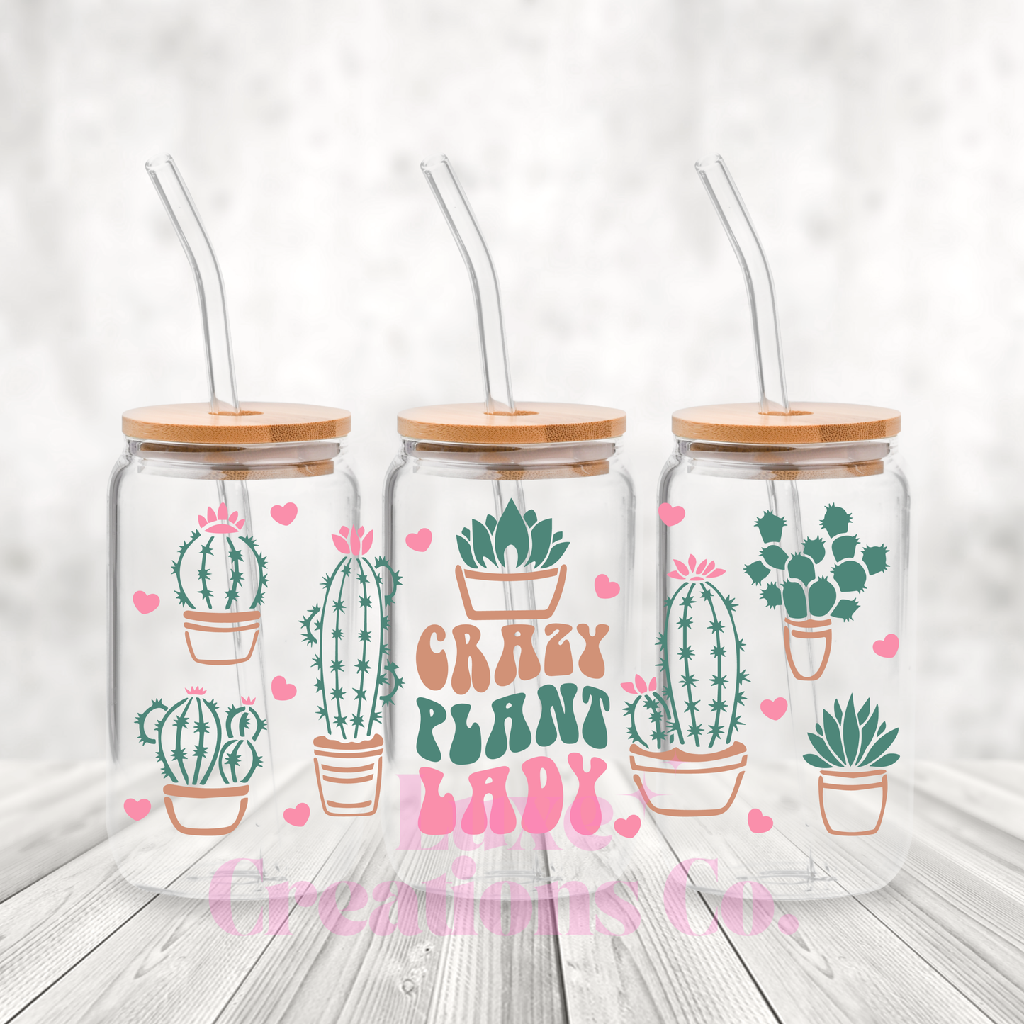 Crazy Plant Lady UV DTF Wrap (#107)