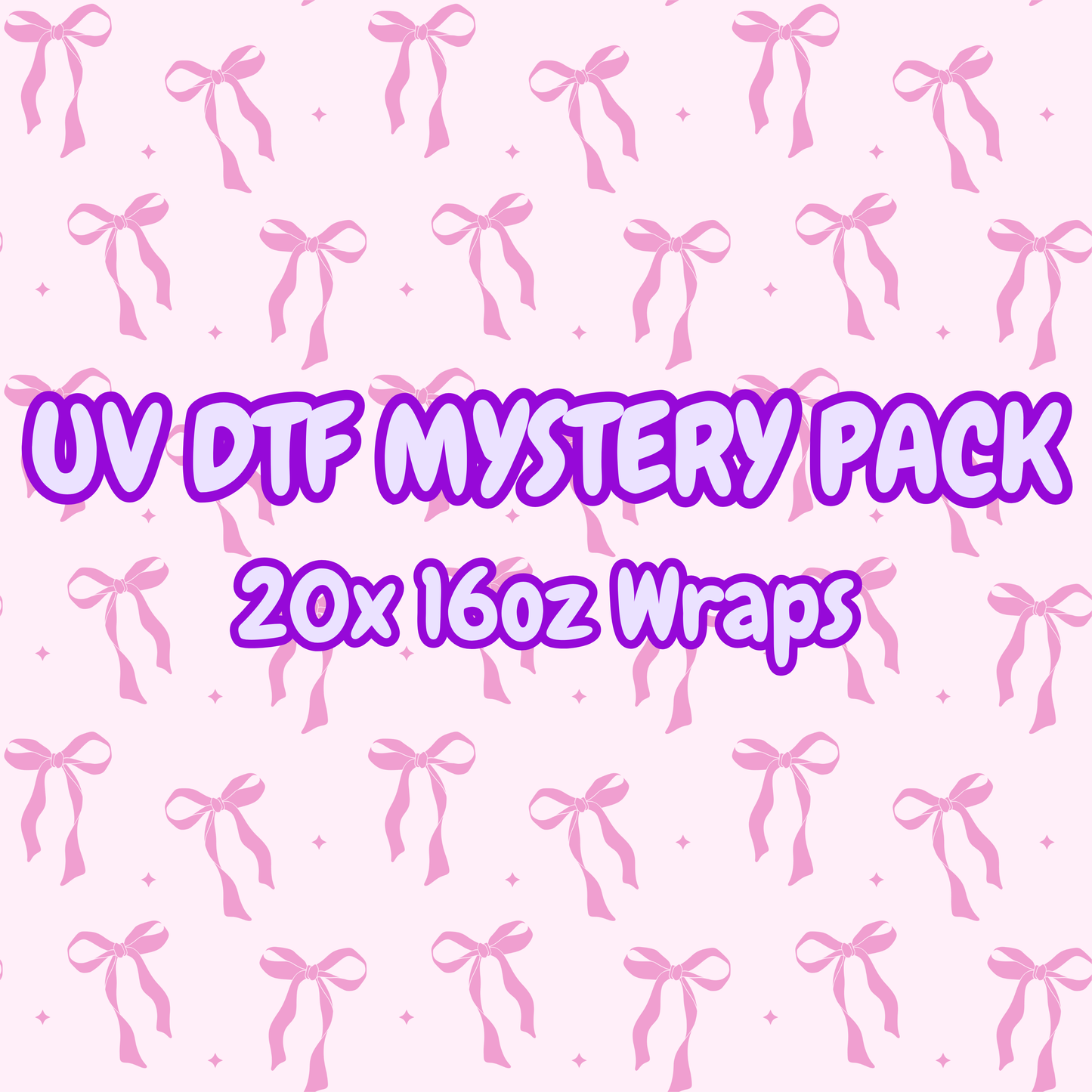 20x UV DTF Mystery Pack