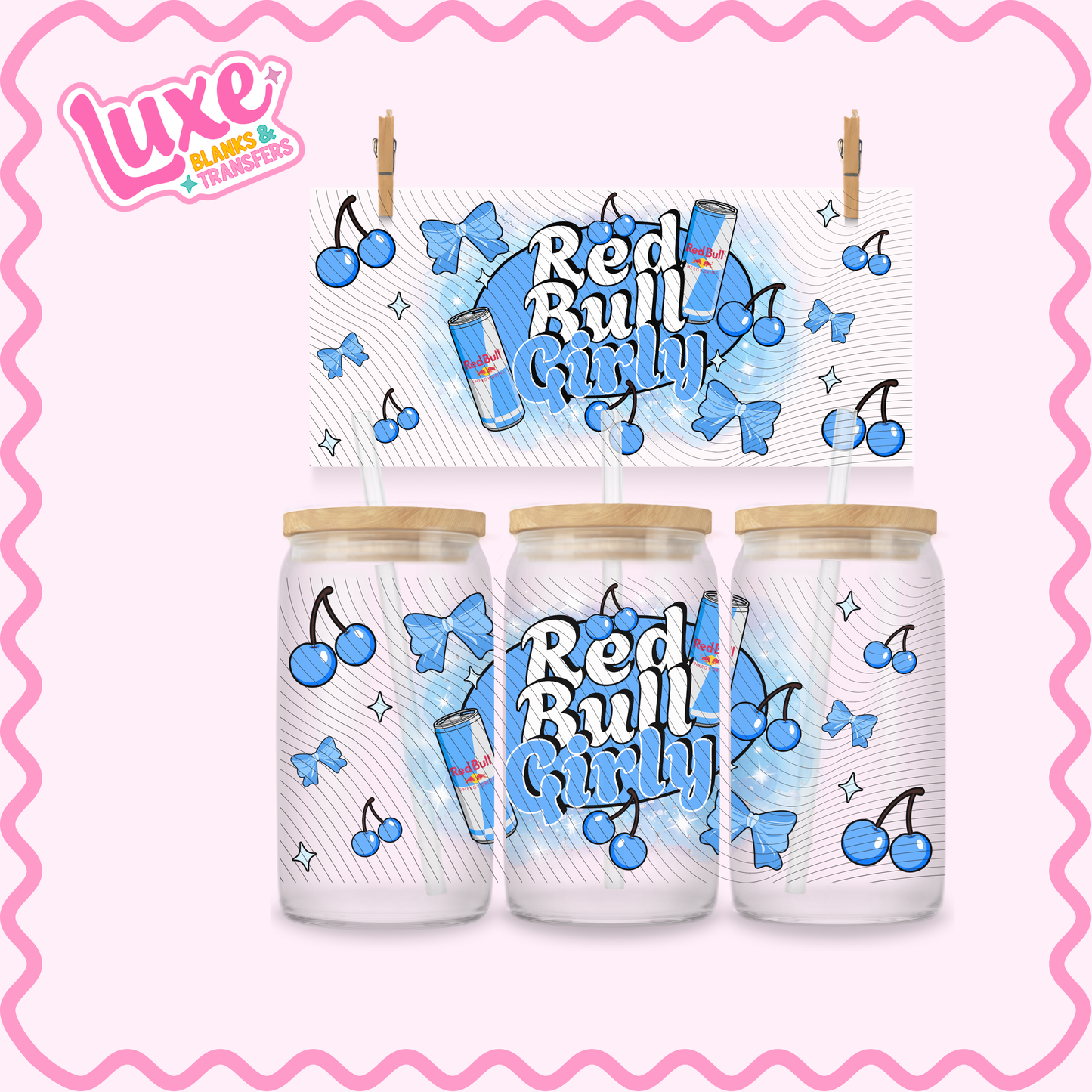 16oz UV DTF Wrap | RB Girly | #2958