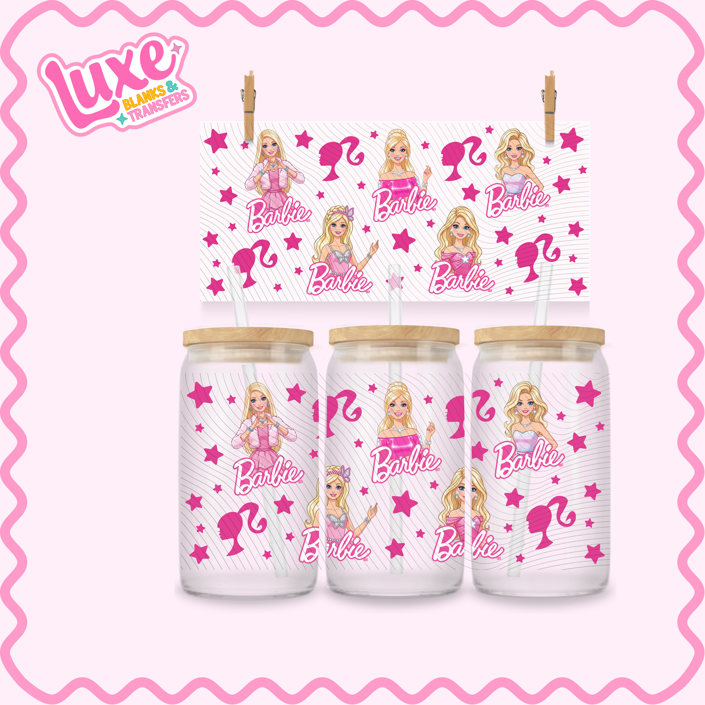 16oz UV DTF Wrap | B-Girl Pattern | #2959