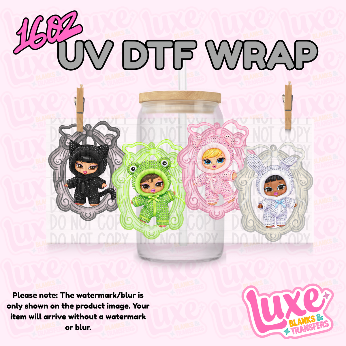 16oz UV DTF Wrap | Brat/zies Frame | #4319