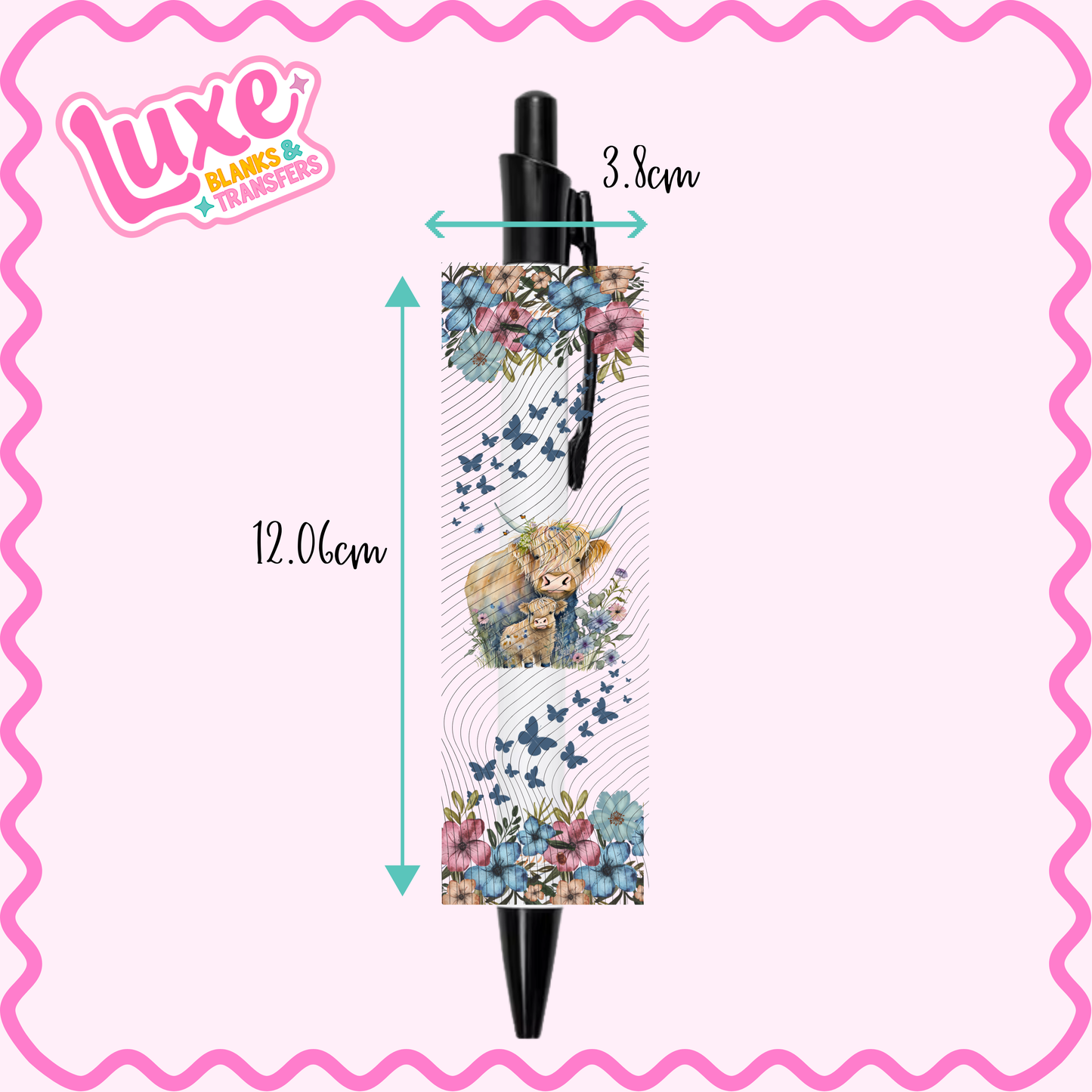 UV DTF Pen Wrap | Highland 3 | #07