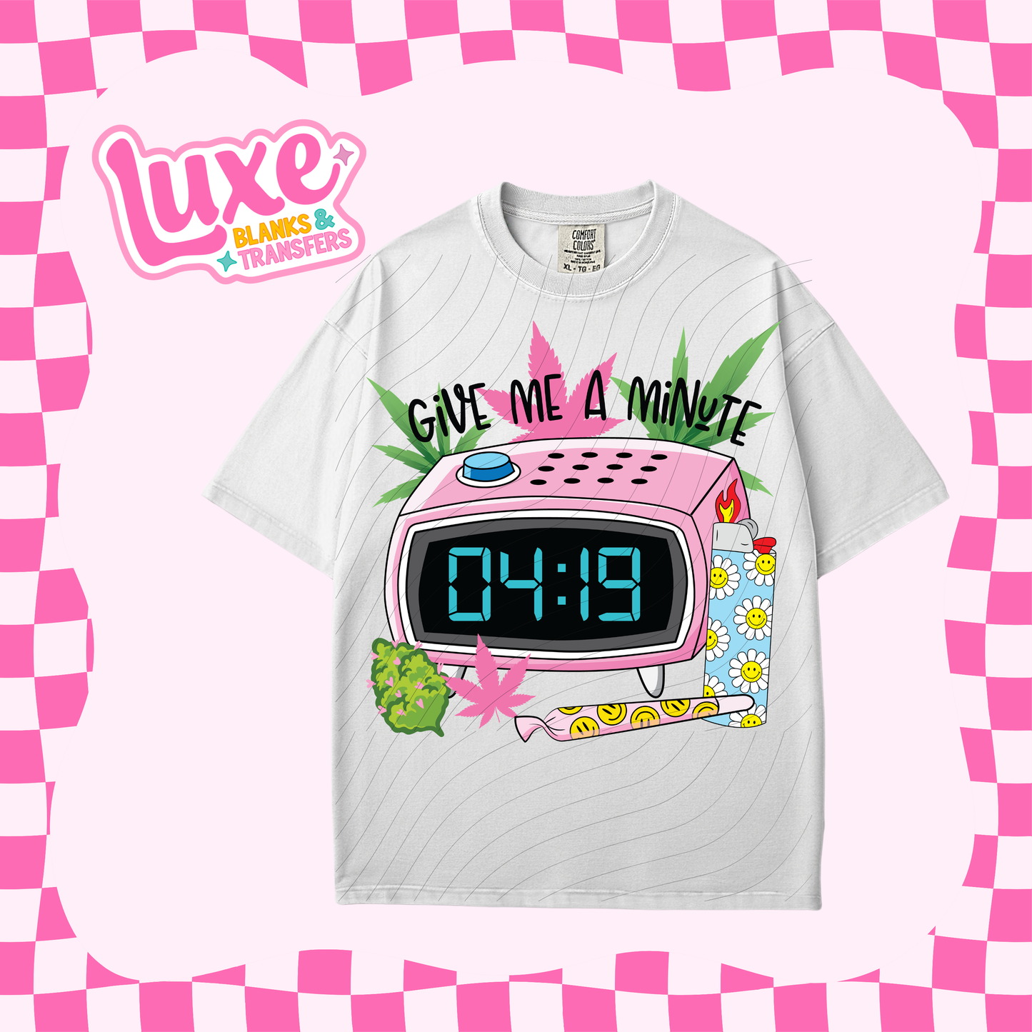 420 Clock | DTF Heat Transfer | #07