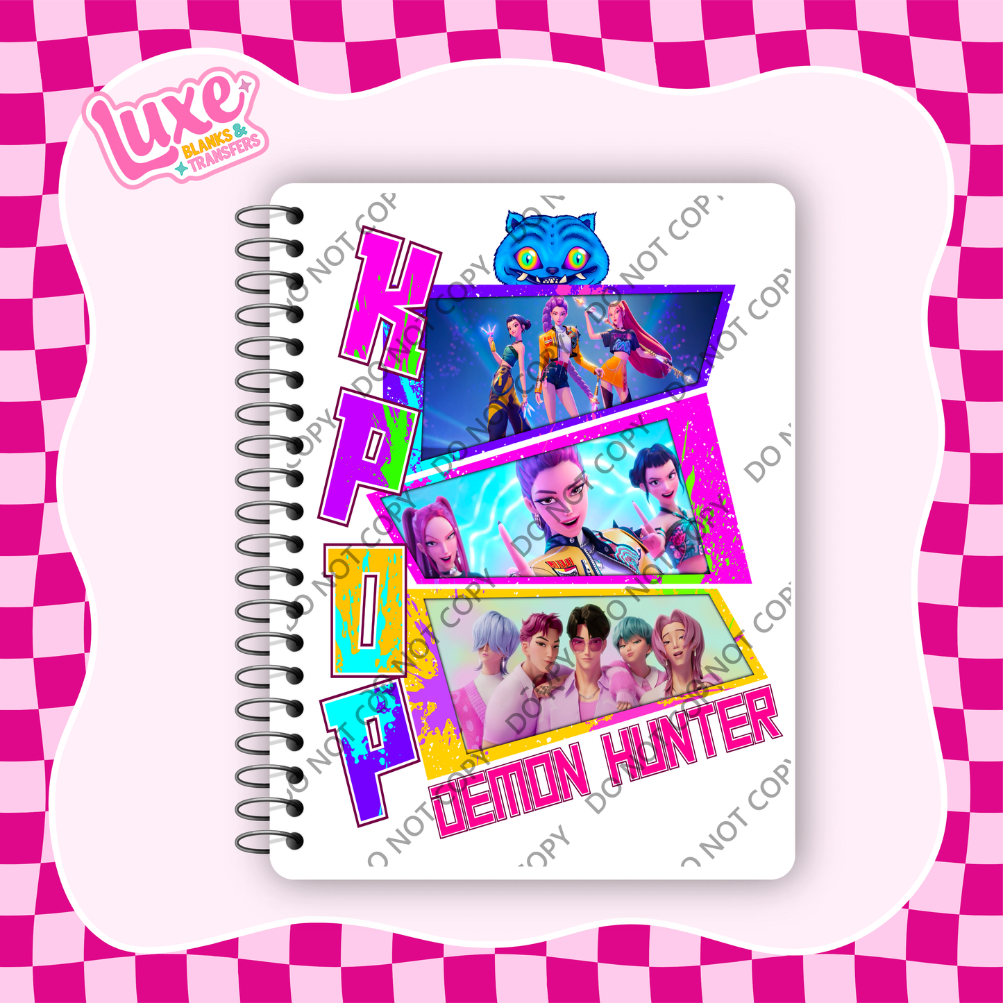 A5 Journal UV DTF Transfer | K-Pop Colours | #A88